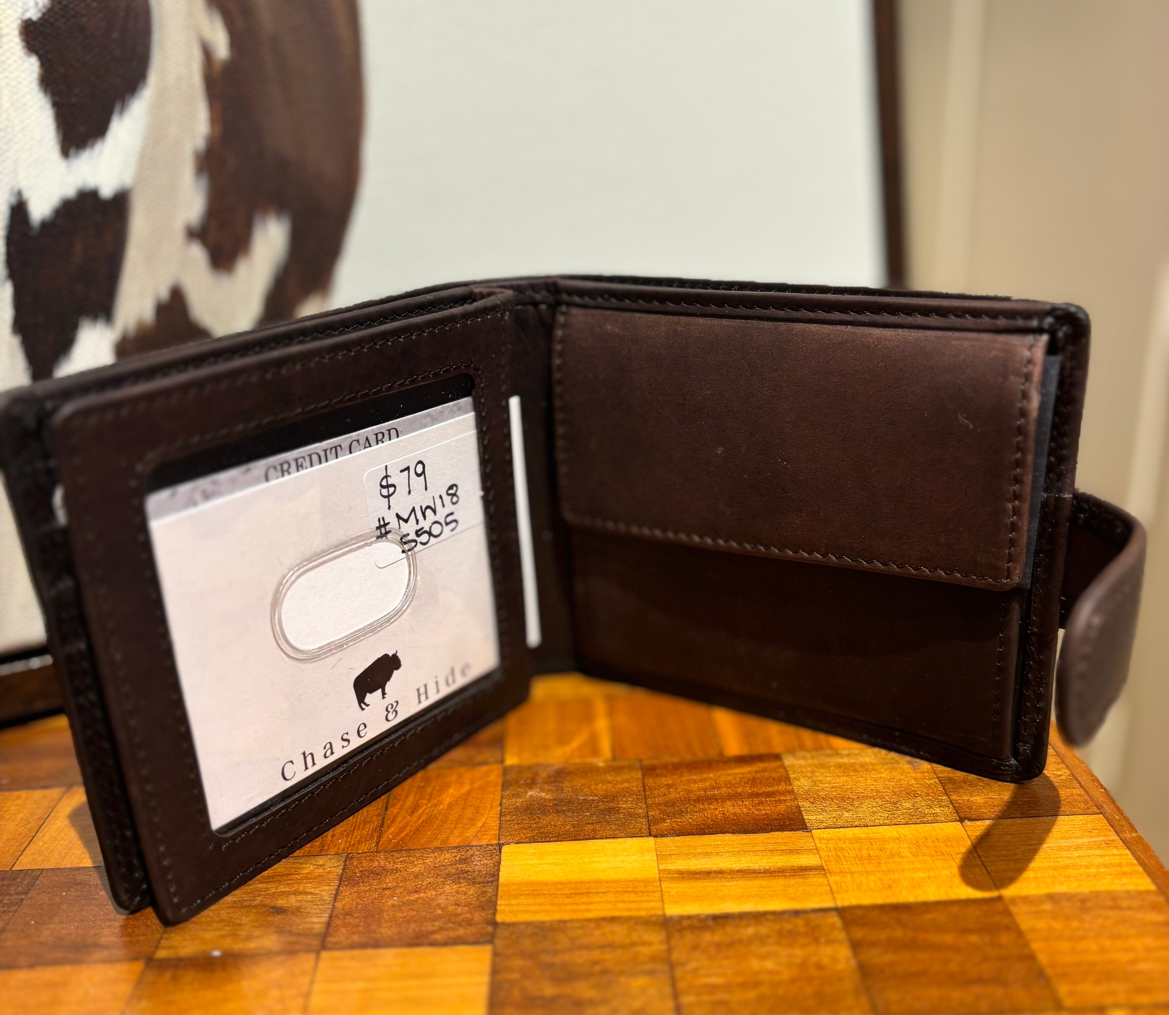 Plain Leather Wallet