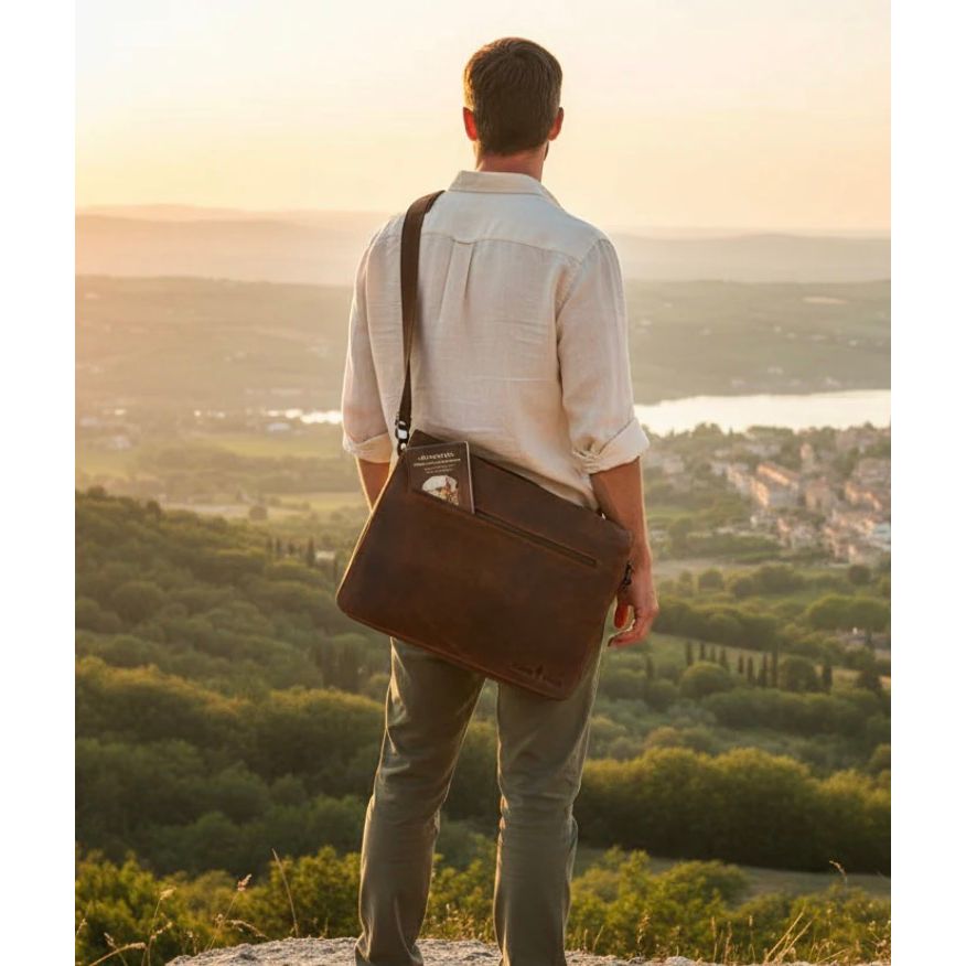 Leather Laptop Bag Richard