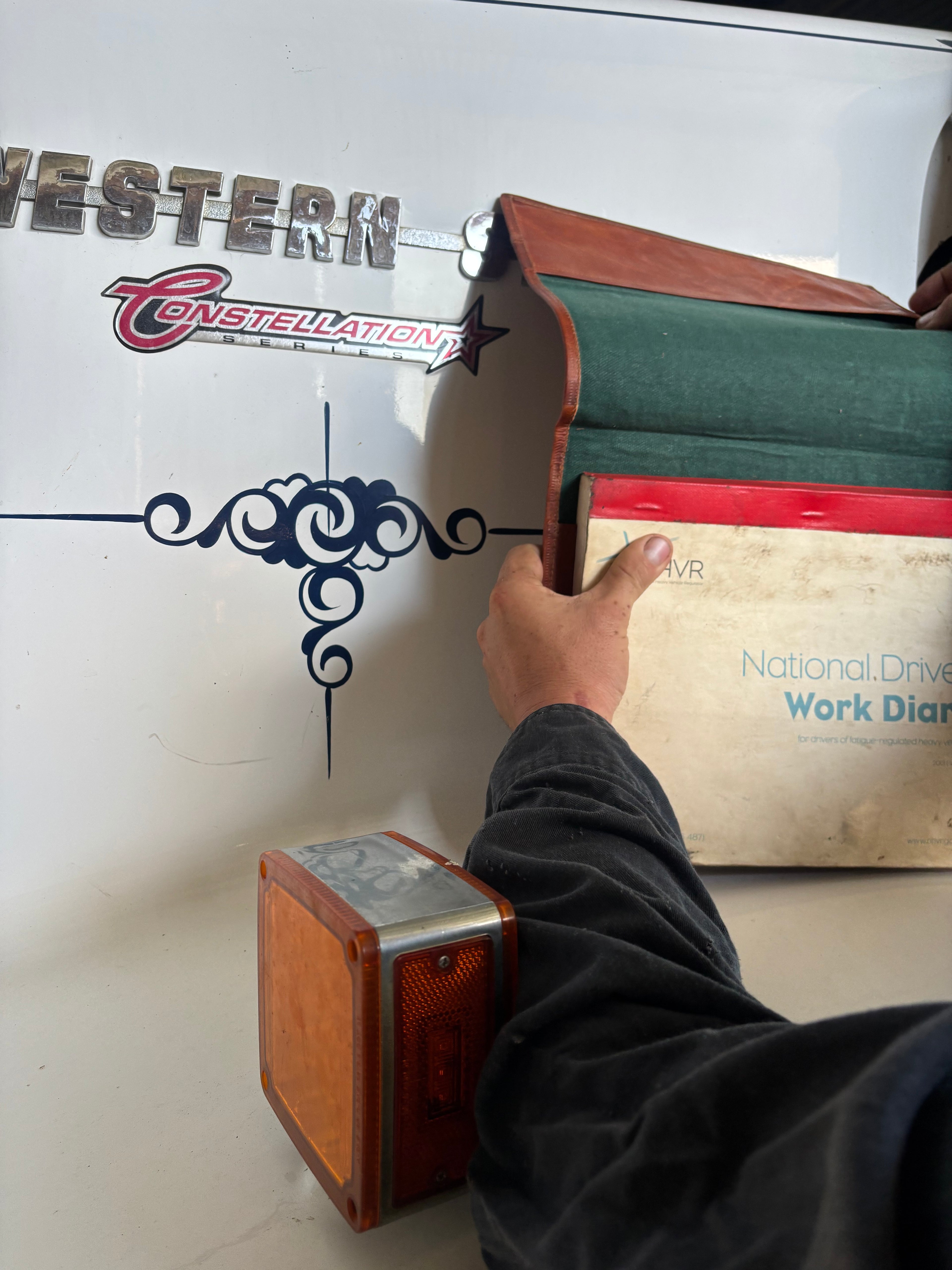 Truck Log Book Cover