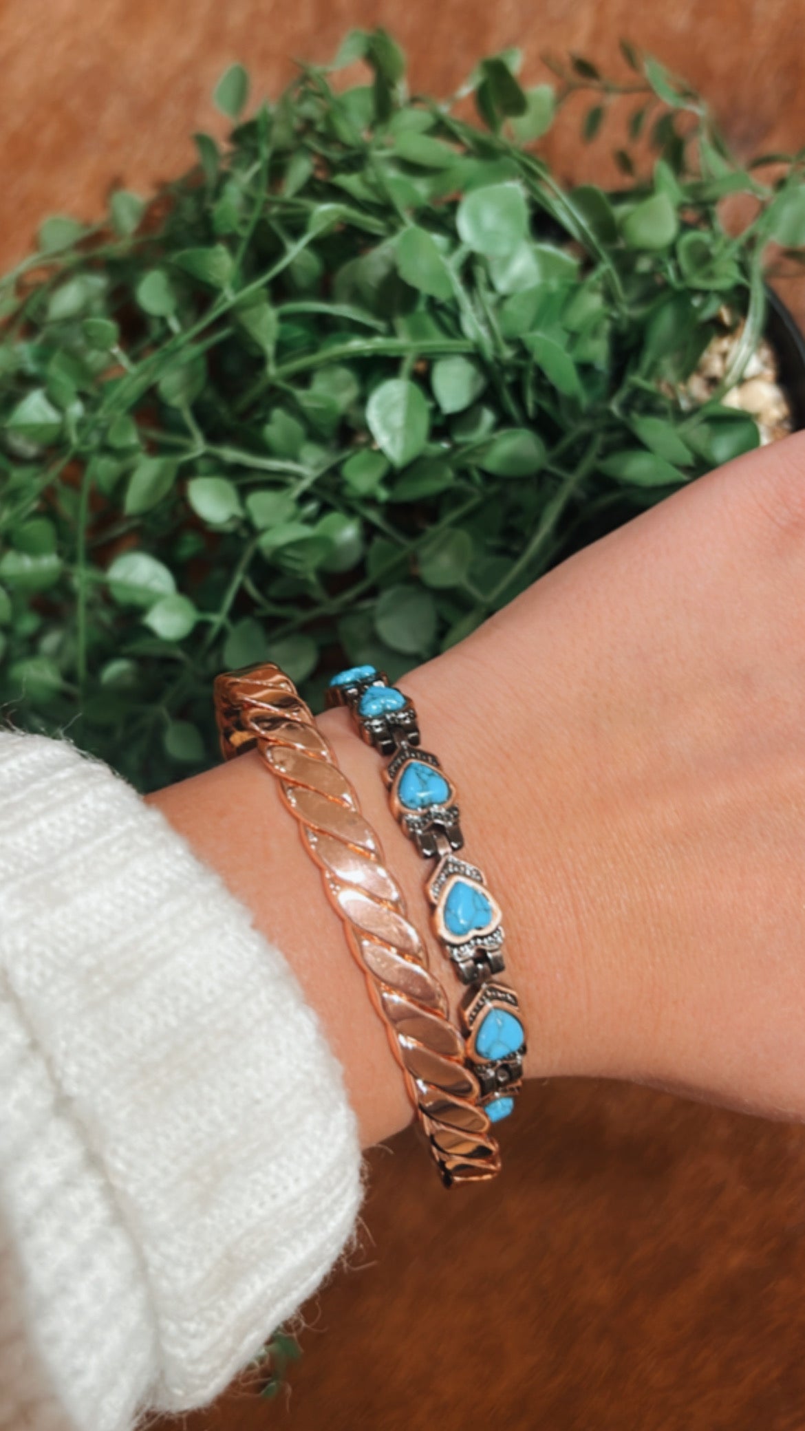 Turquoise Copper Bracelet