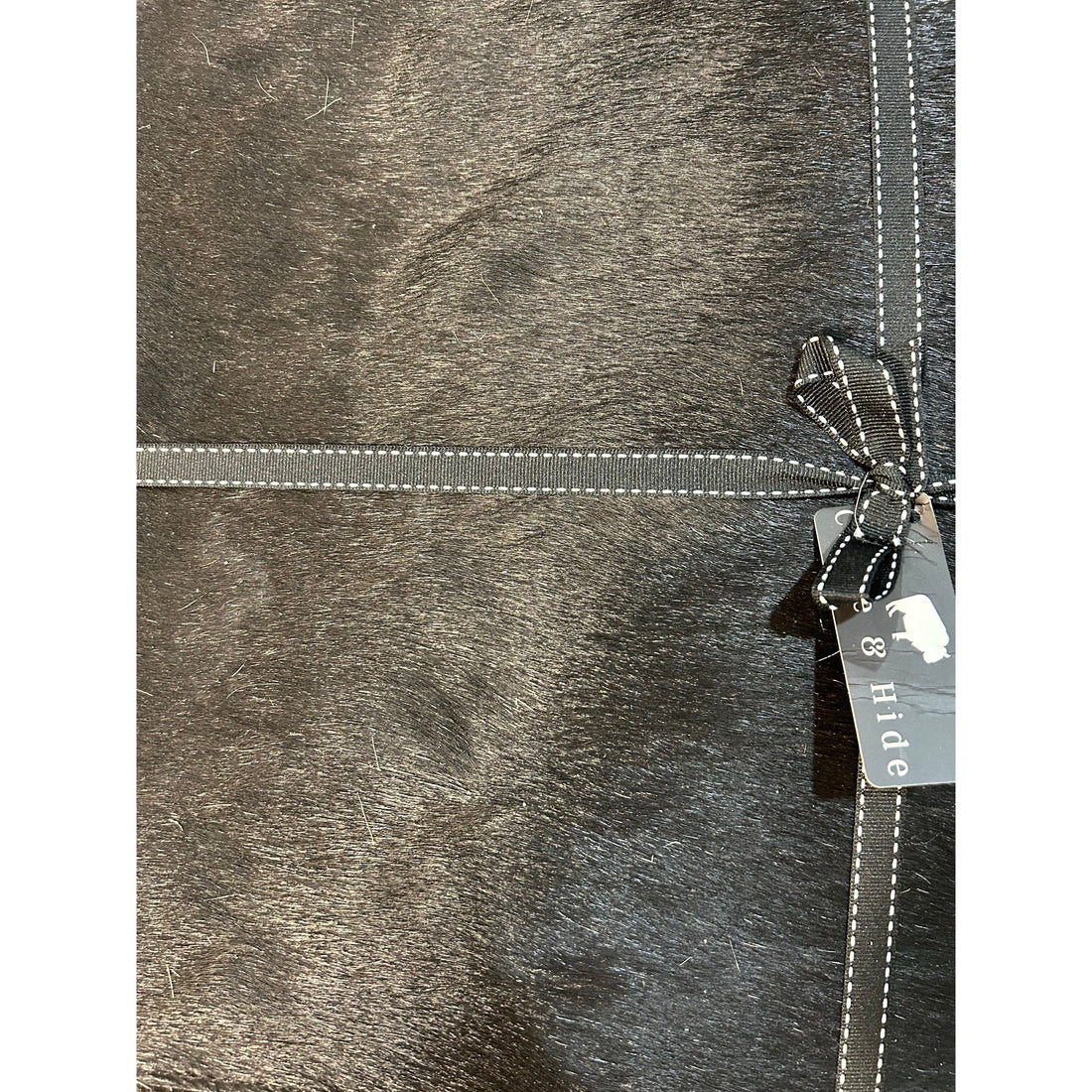 Plain cowhide placemats ( set of six)