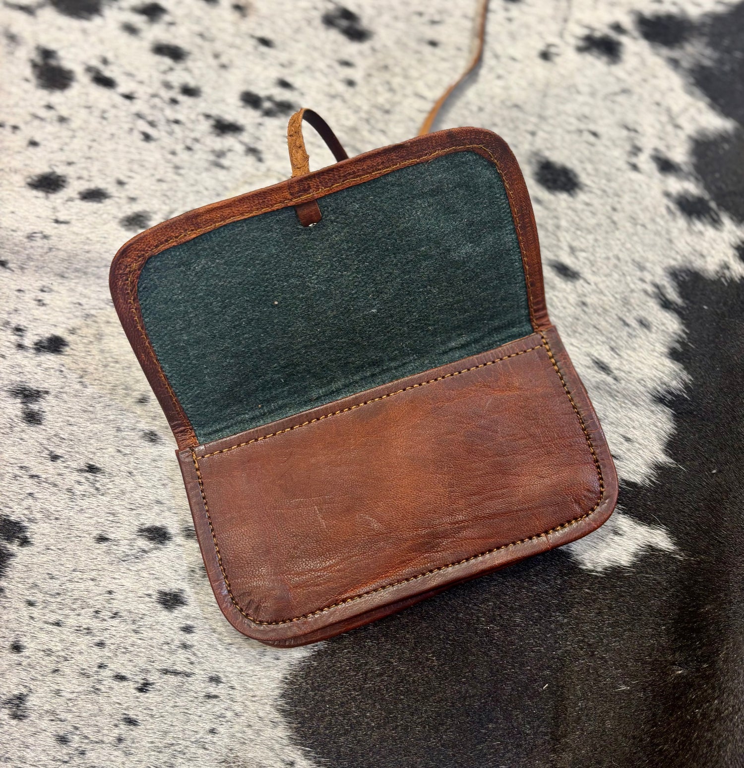 Leather Pouch tobacco - string