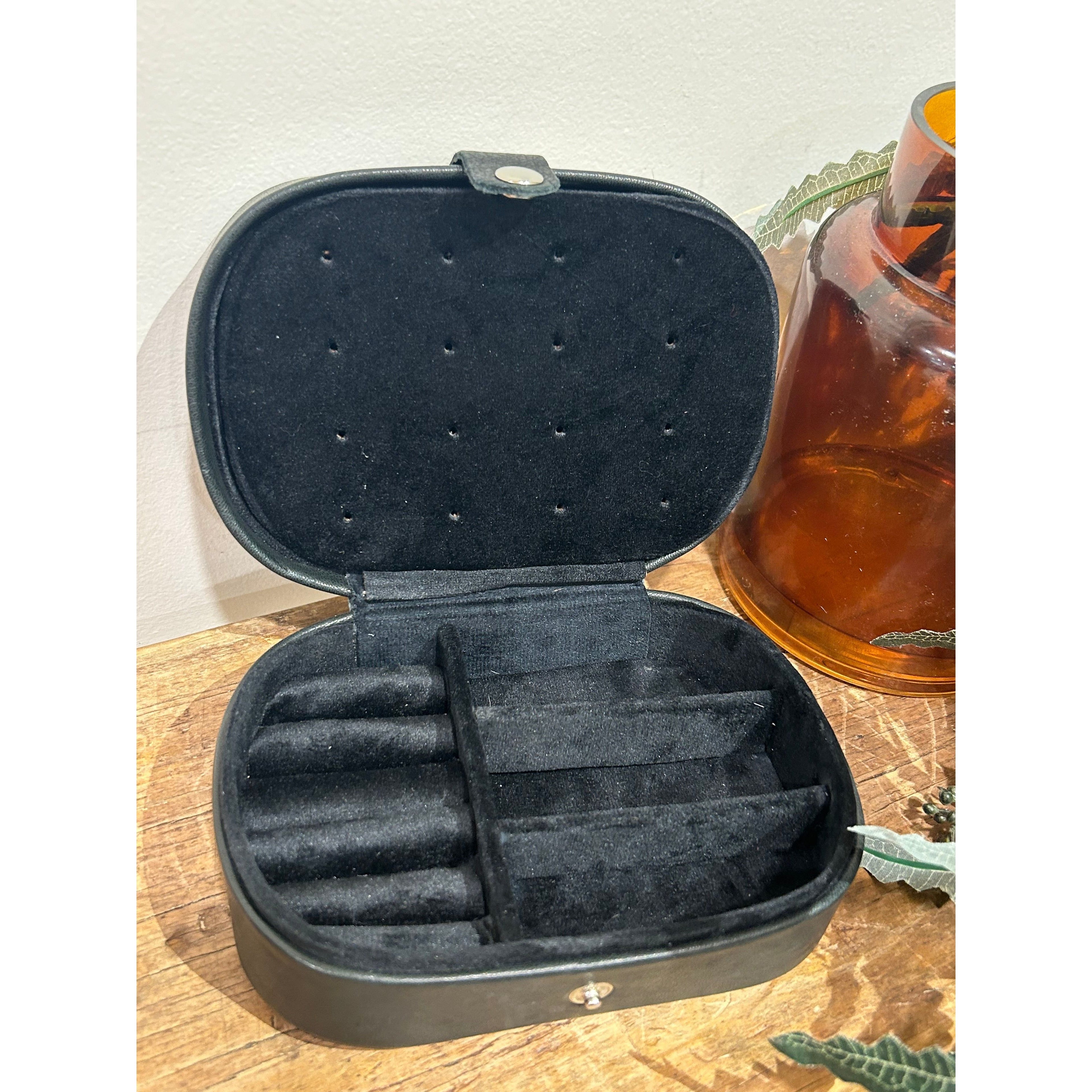 Small Cowhide & leather Jewellery Box