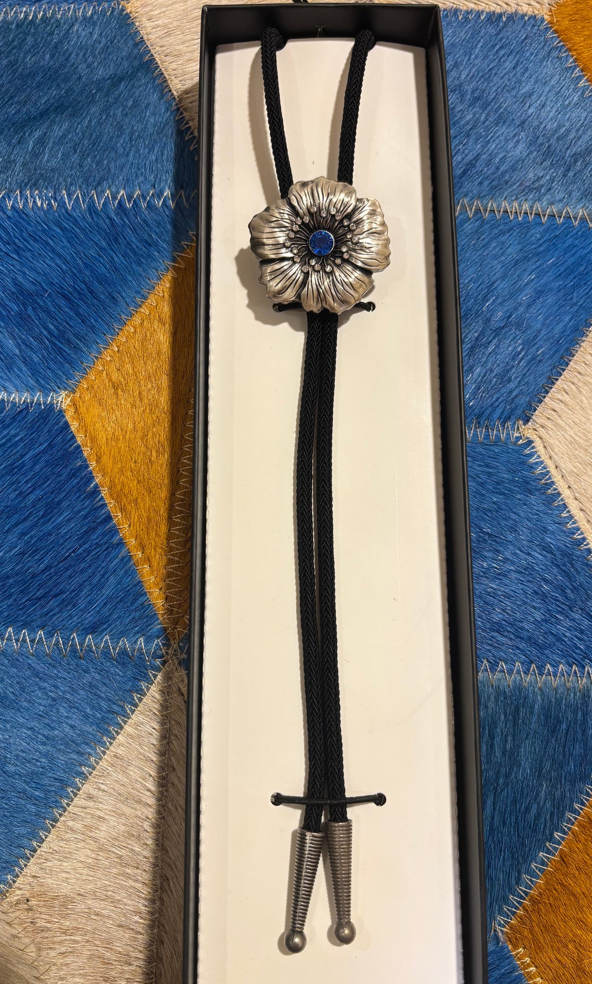 Flower Bolo Tie
