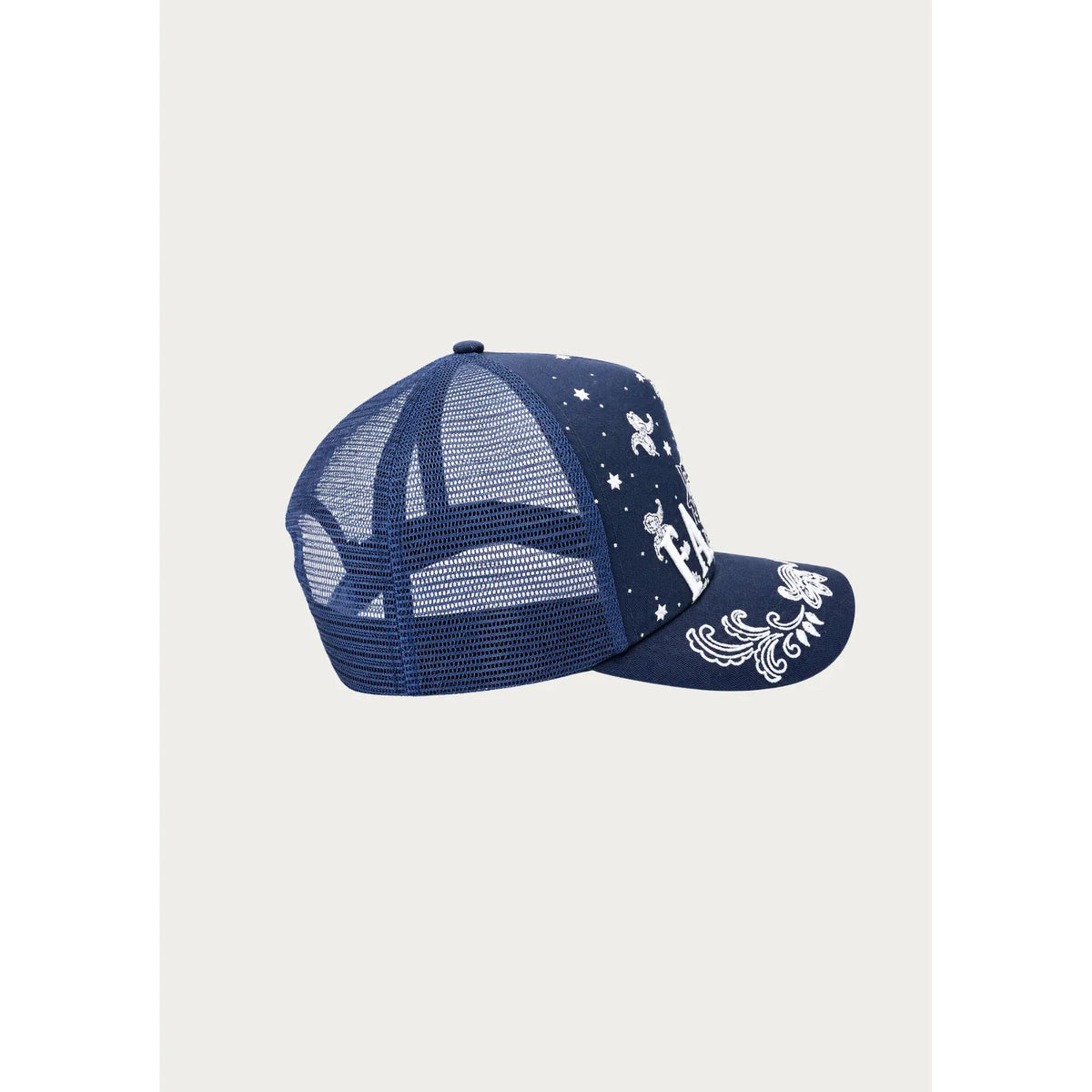 FAR MER NAVY BANDANA TRUCKER