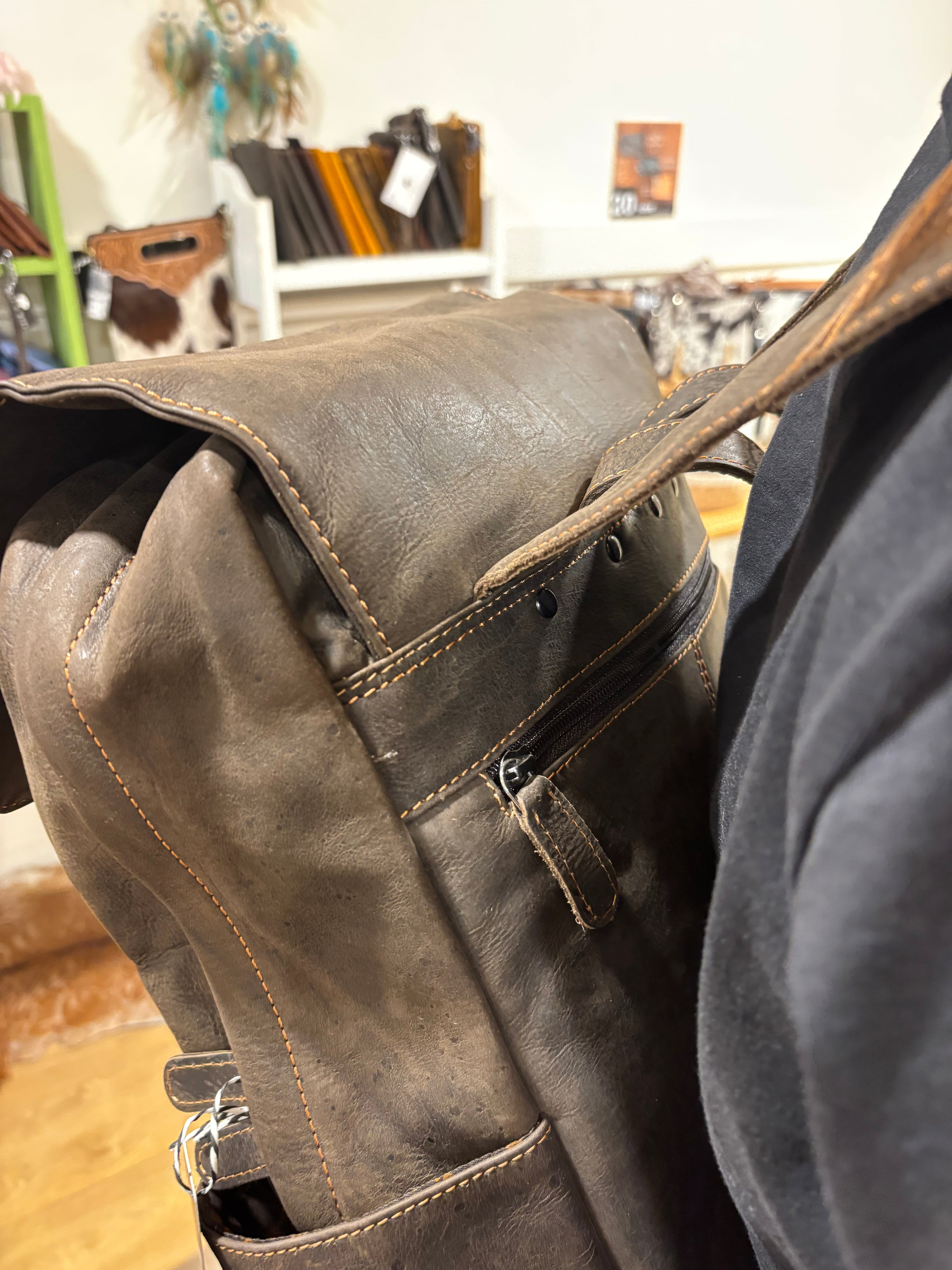 Leather Vintage Backpack