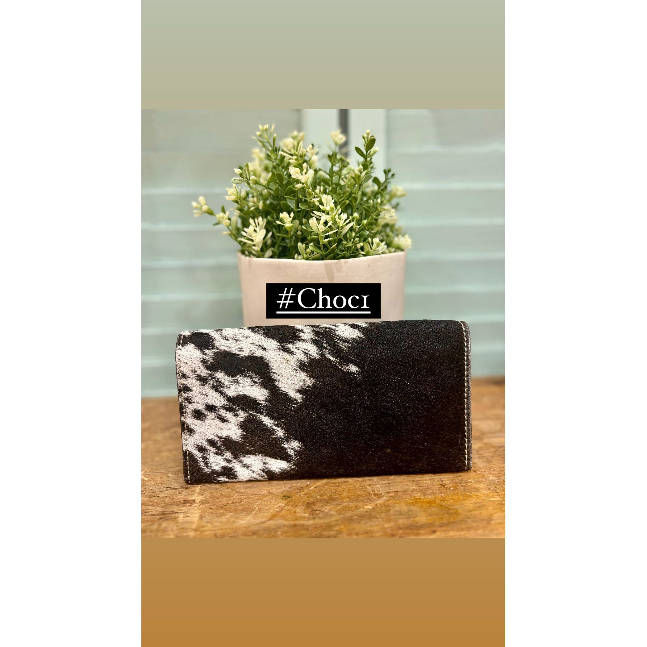 Hand Painted Tooling Leather Trifold Wallet – AW30