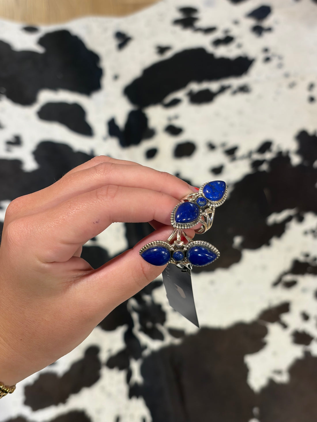 Lapis and Silver Ring