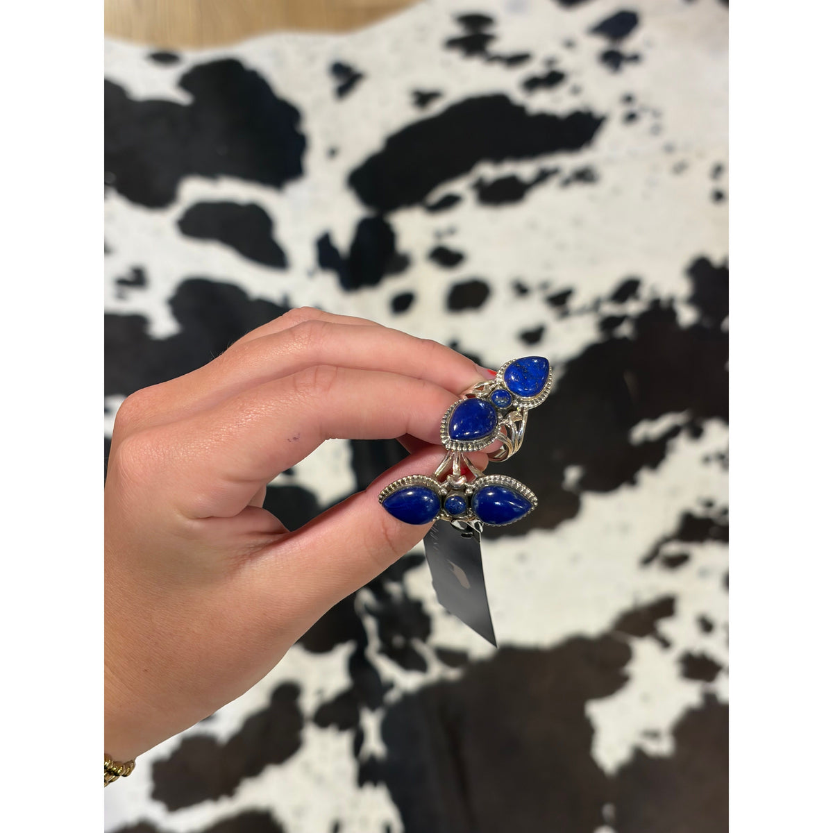 Lapis and Silver Ring