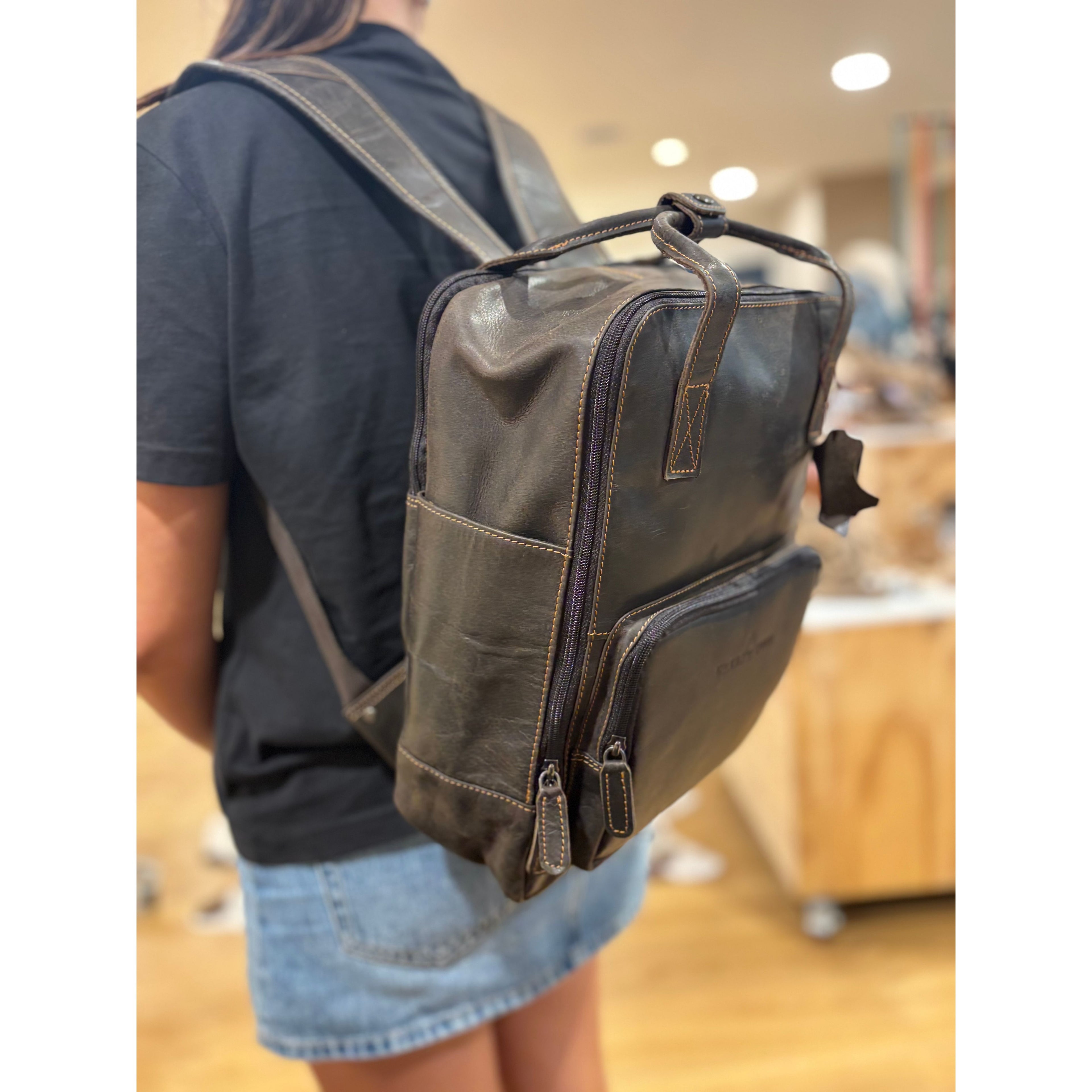 Leather Backpack