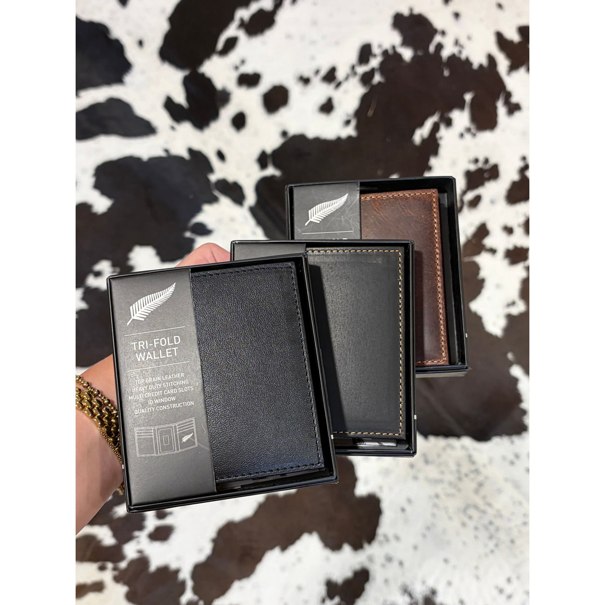 Tri-Fold Leather Wallet