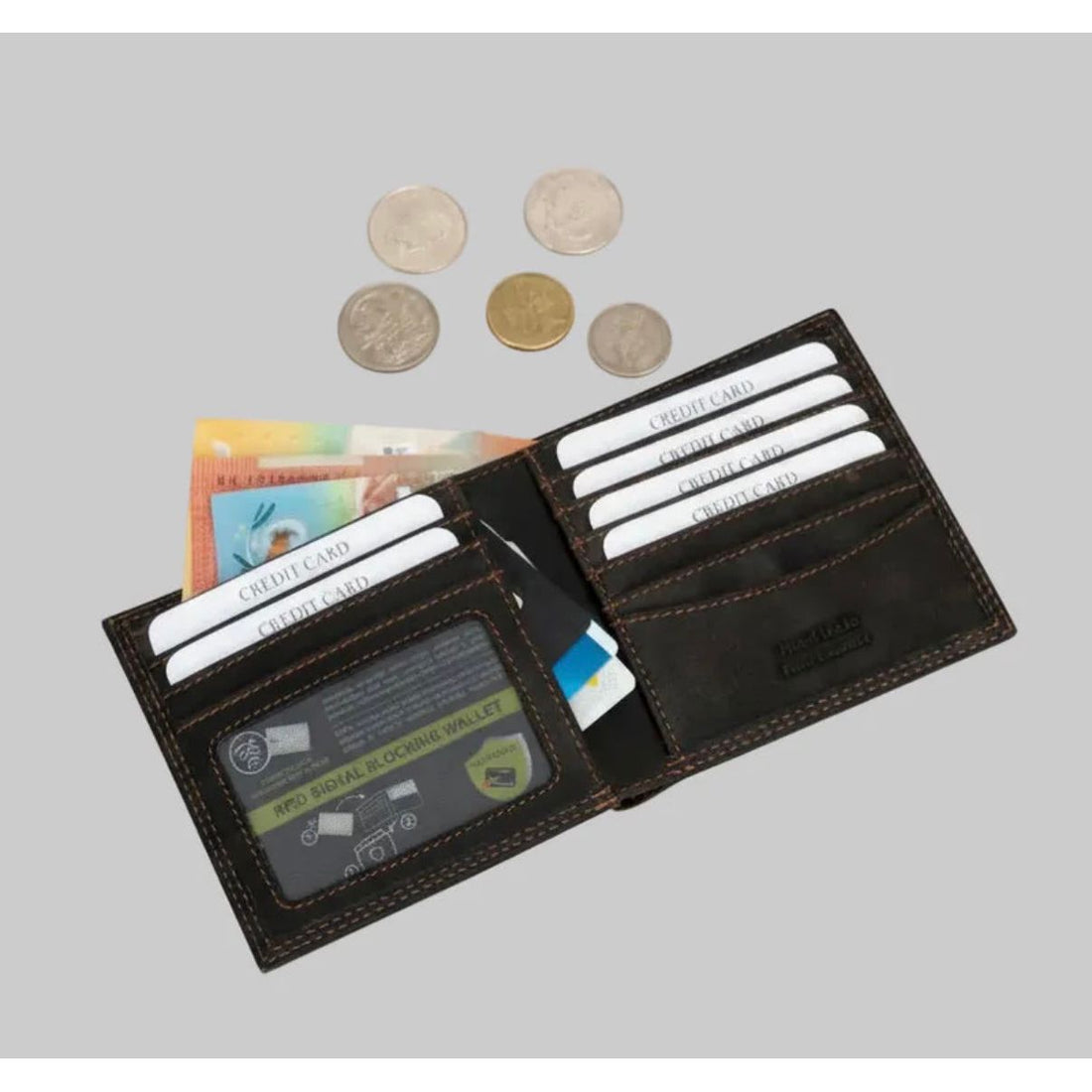 Bi-Fold Leather Wallet