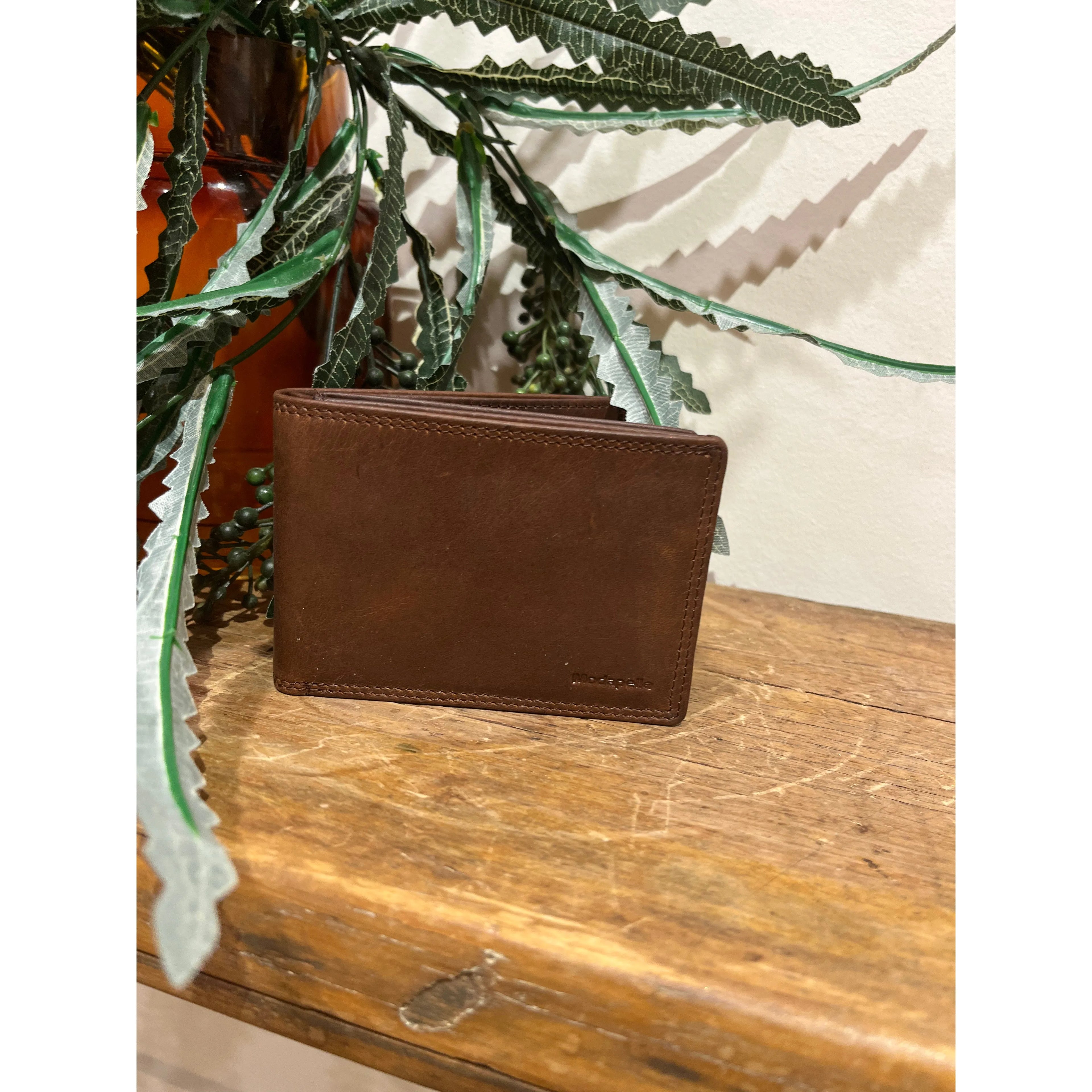 Plain Leather Wallet