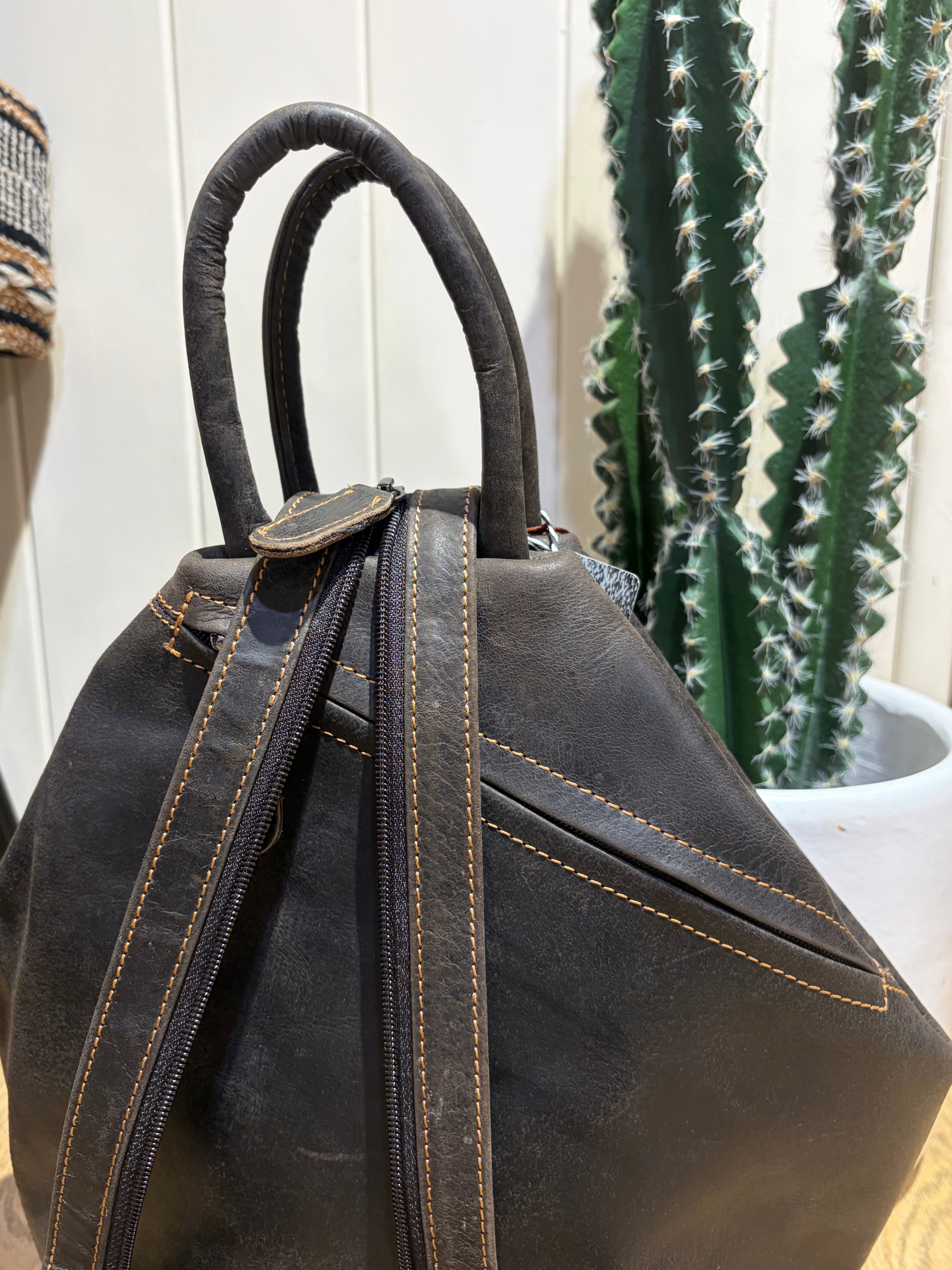 Leather Rucksack Bag/Backpack