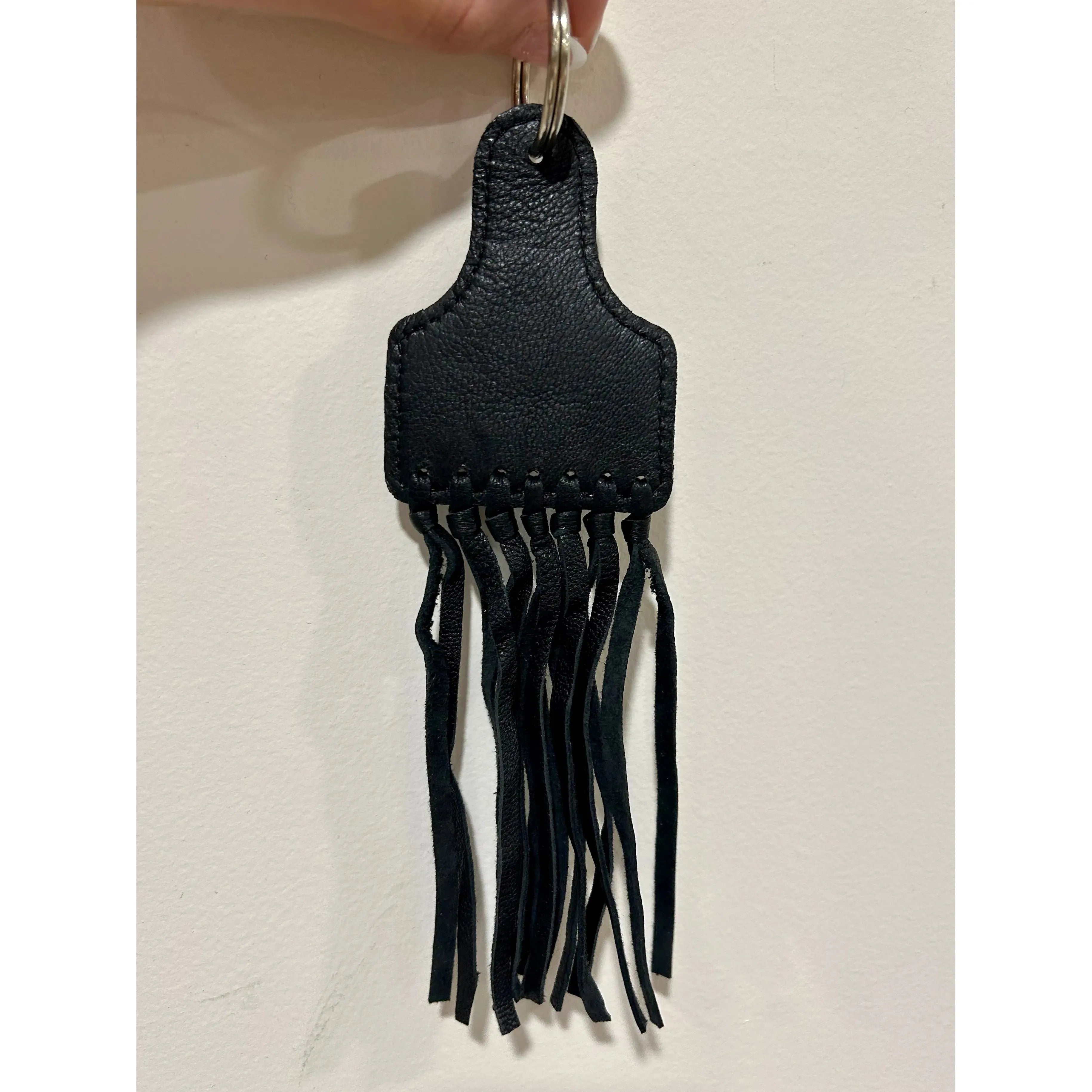 Fringe Keychain Black