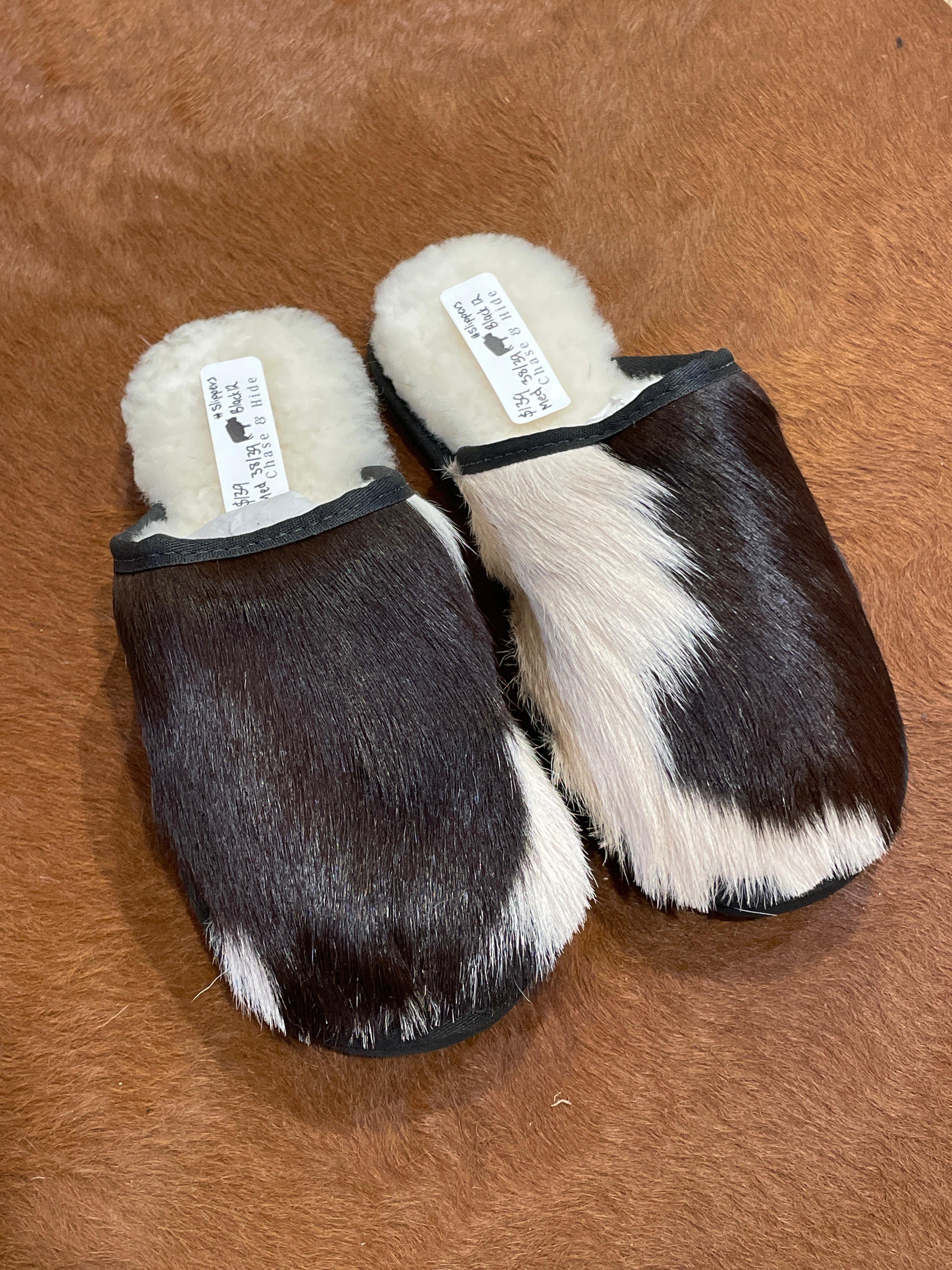 Cowhide Slippers