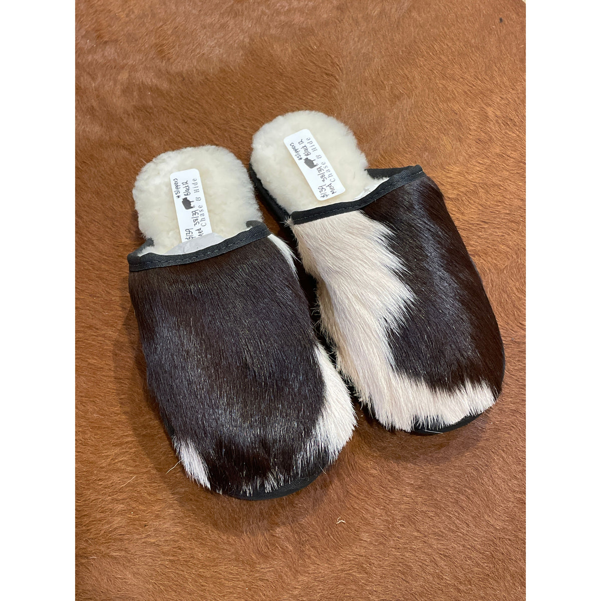 Cowhide Slippers