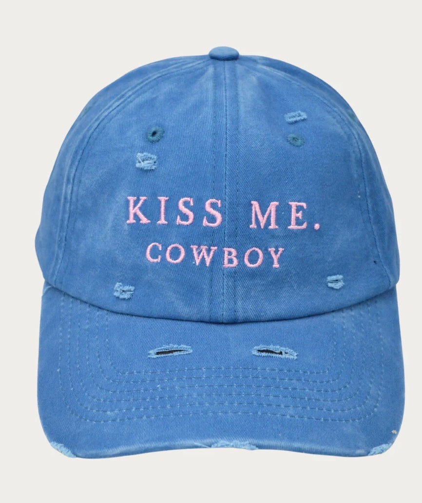 FAR MER by Whitney - Kiss Me Cowboy Cap
