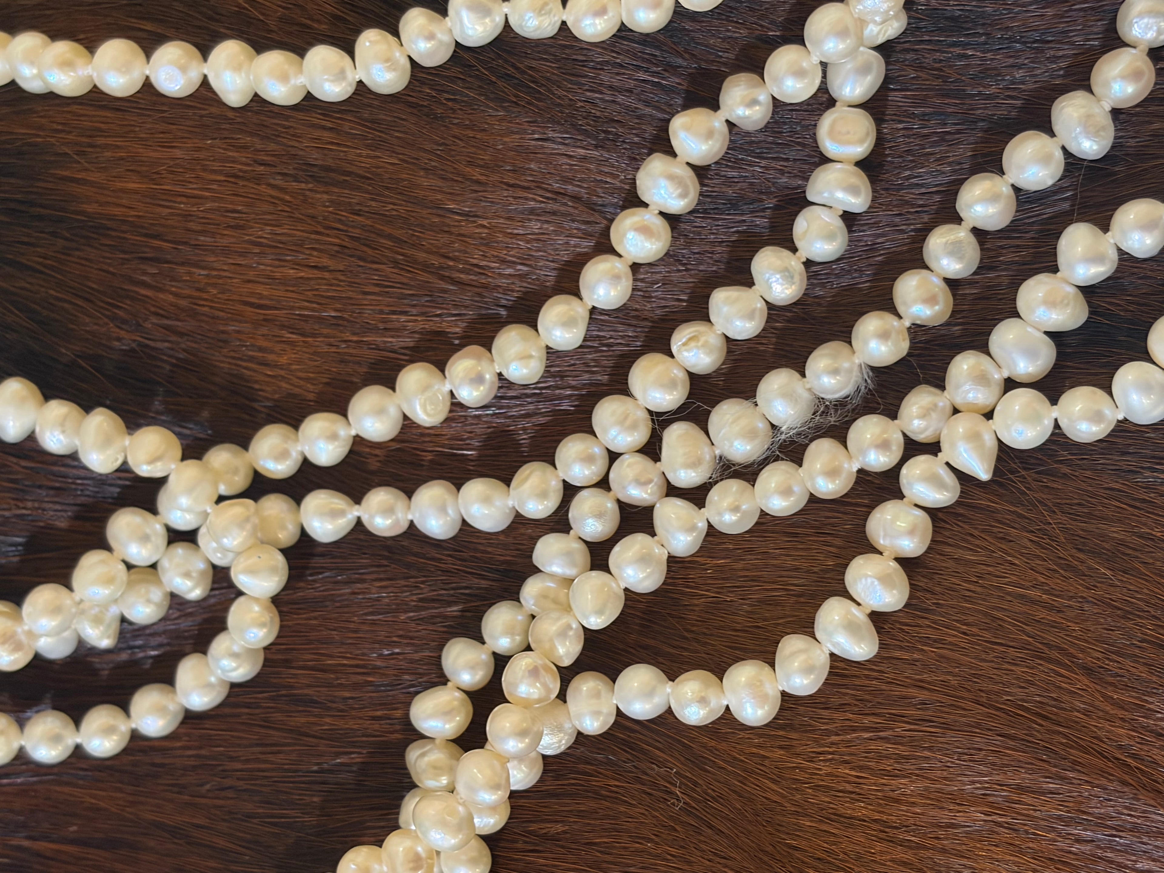 60” Potato Pearl Necklace