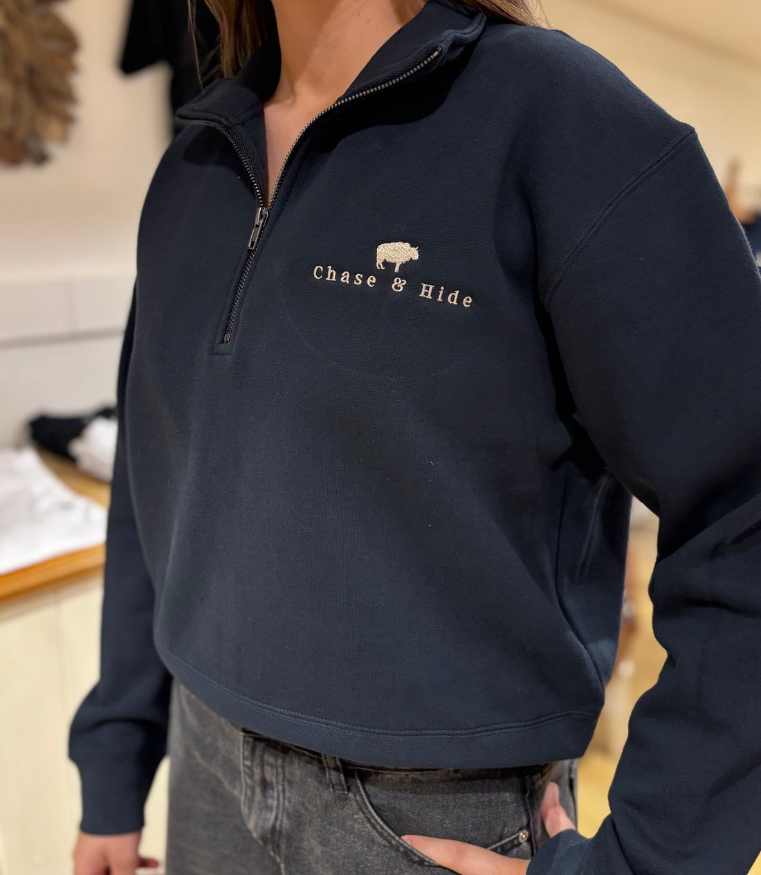 Chase and Hide Half Zip Jumper