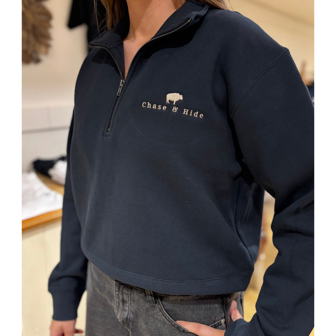 Chase and Hide Half Zip Jumper