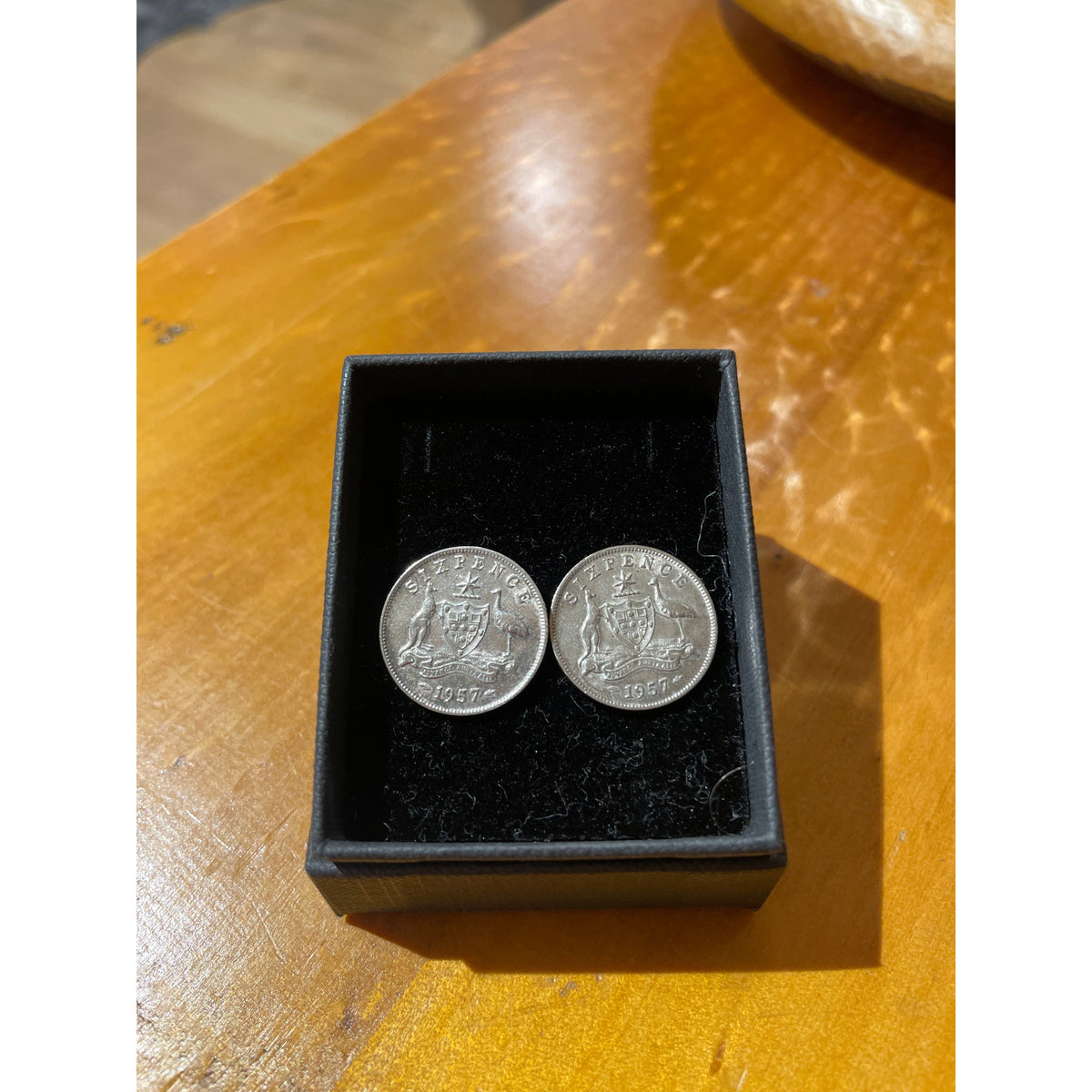 Three pence & Six Pence Coin studs