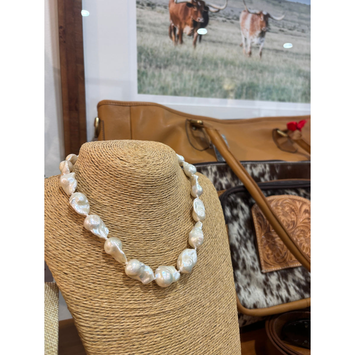 Baroque Flame Pearl 43cm : 18” Necklace
