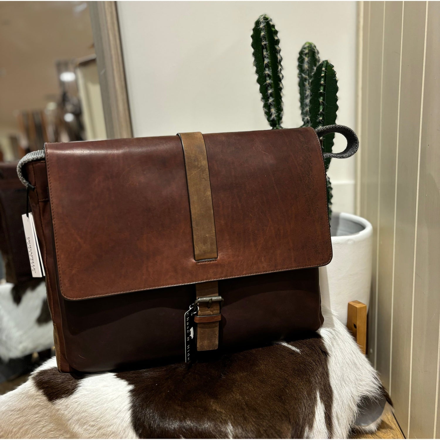 Men’s Vintage Leather Satchel