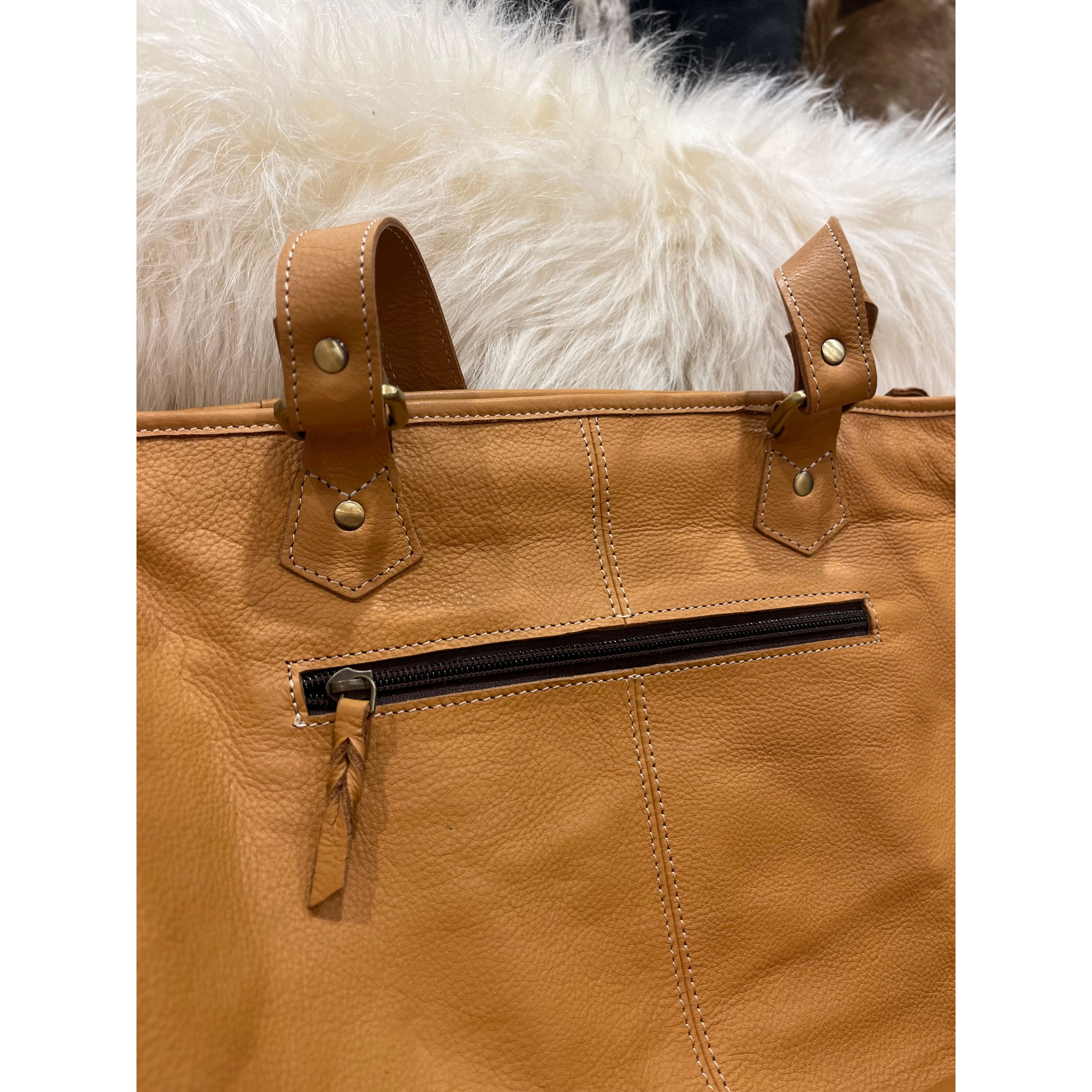 The Yellowstone Handbag with turquoise detail