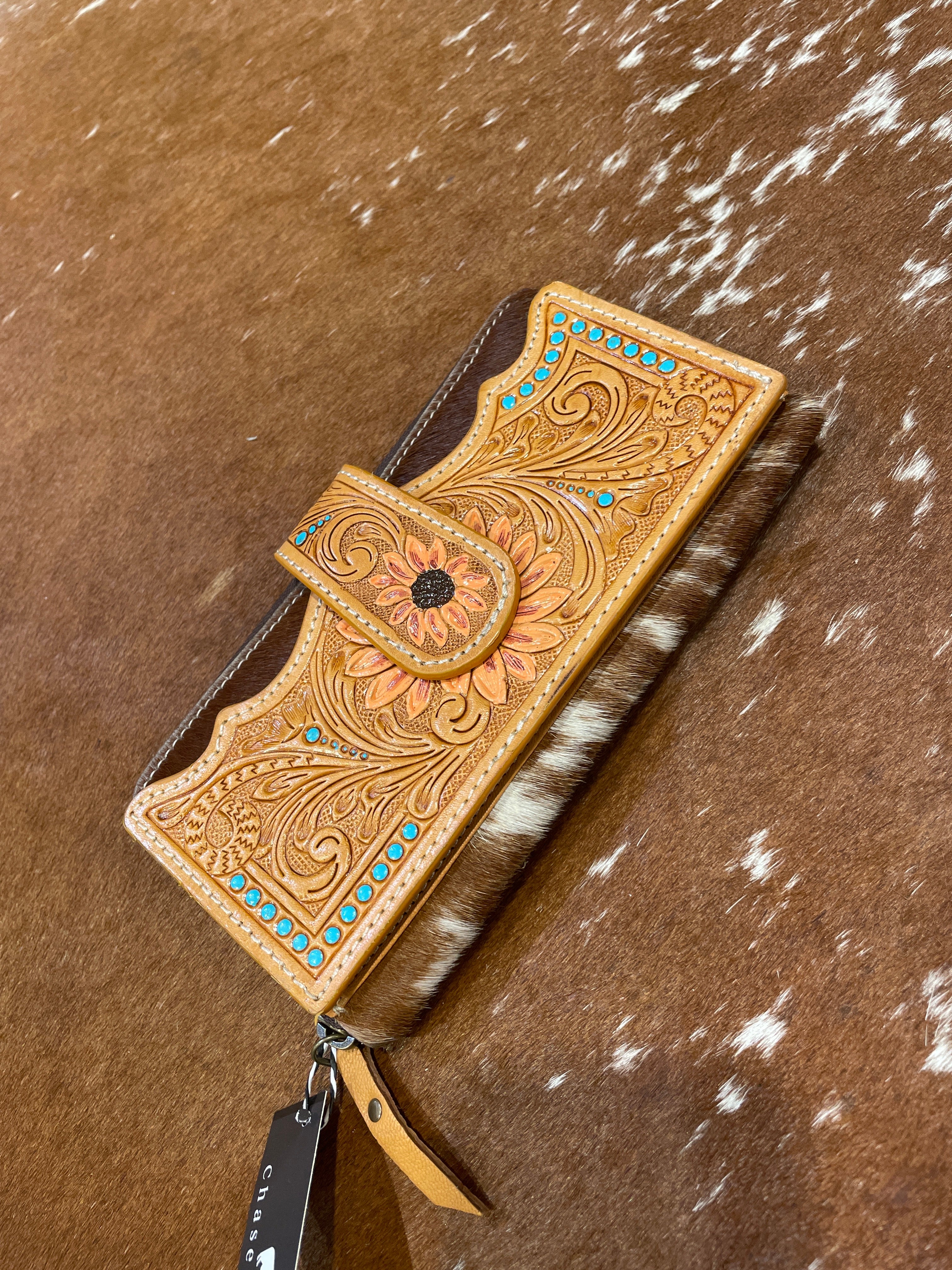 Sunflower Tooling Wallet -