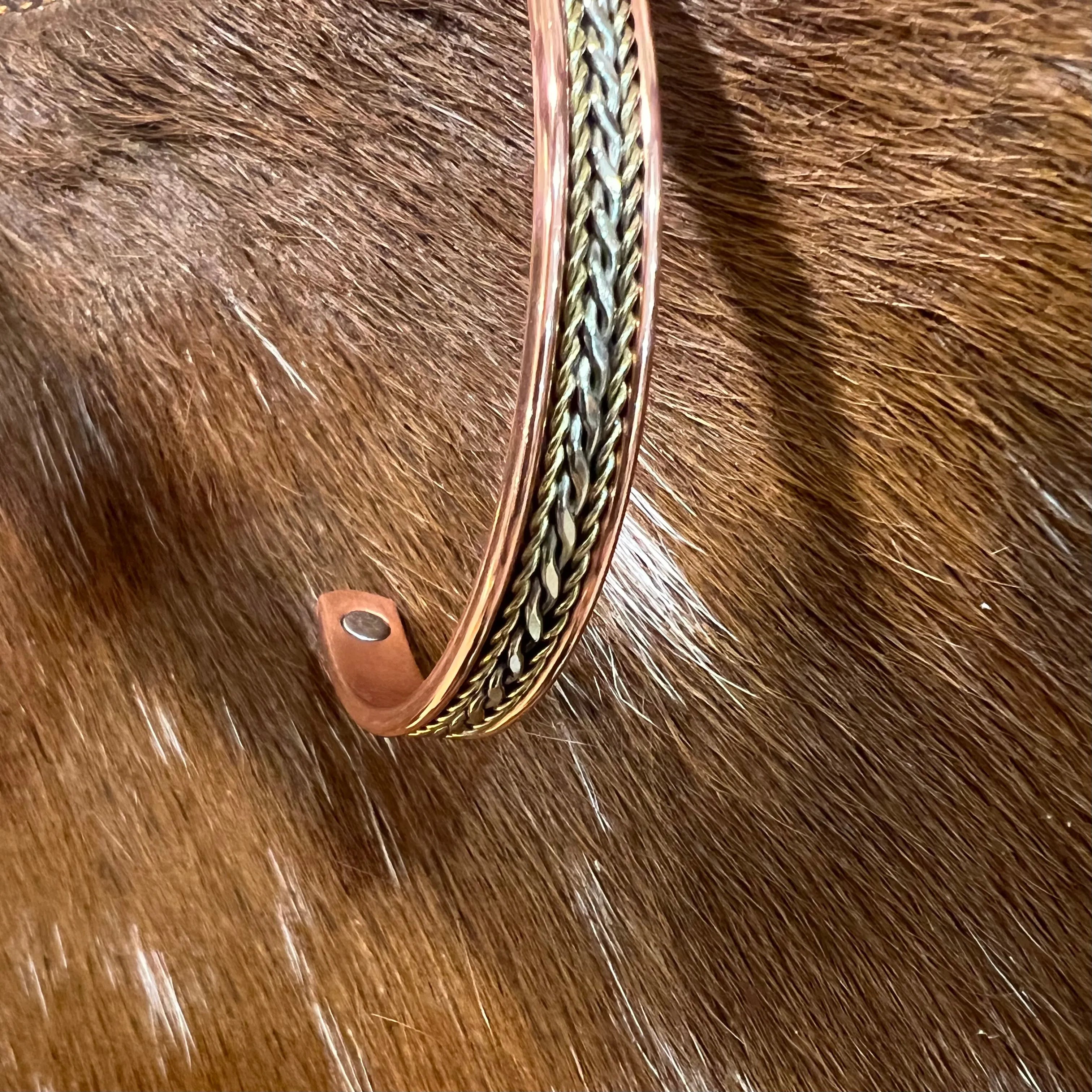 Copper Band tri tone Plait