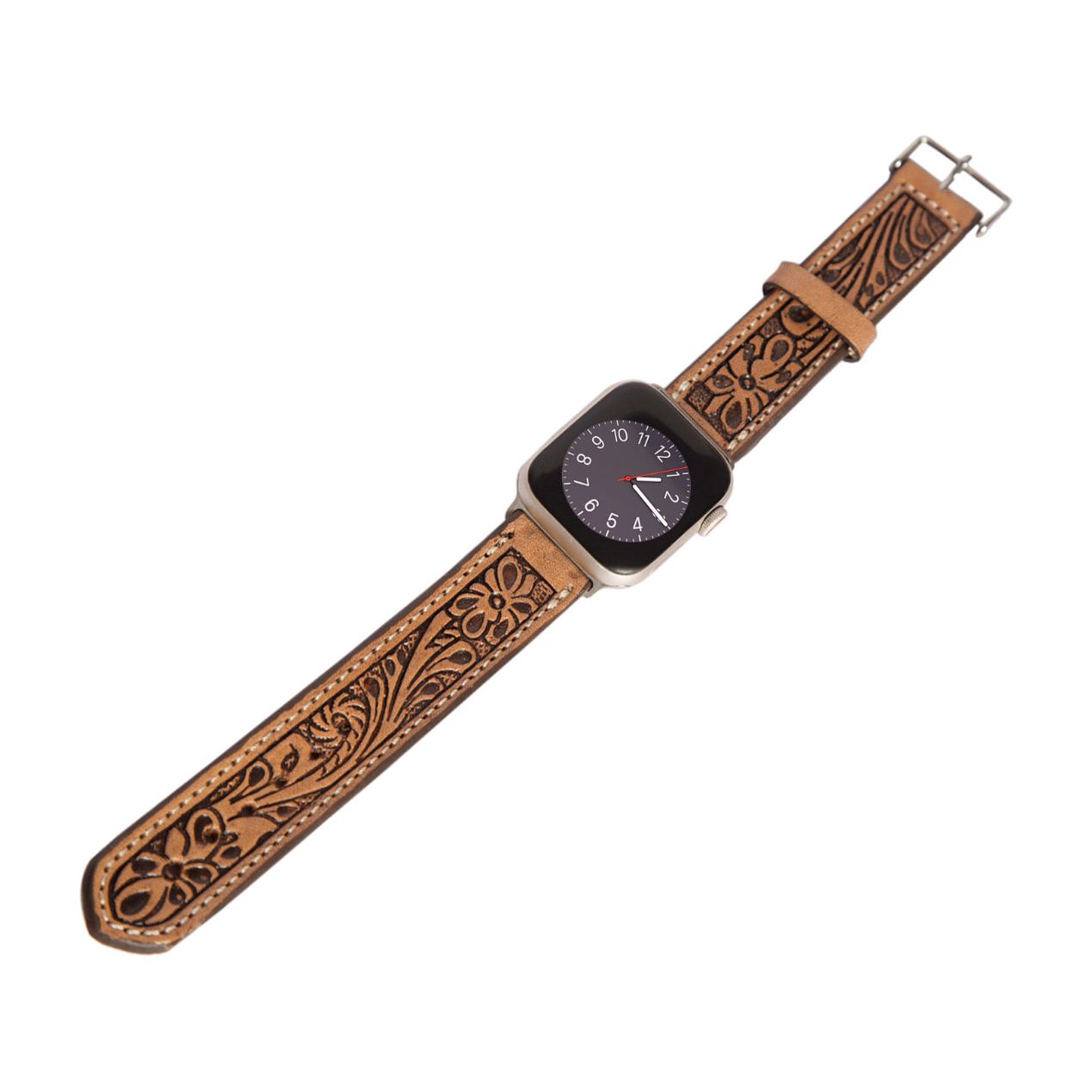 Tooling Leather Apple Watch Strap - WS100