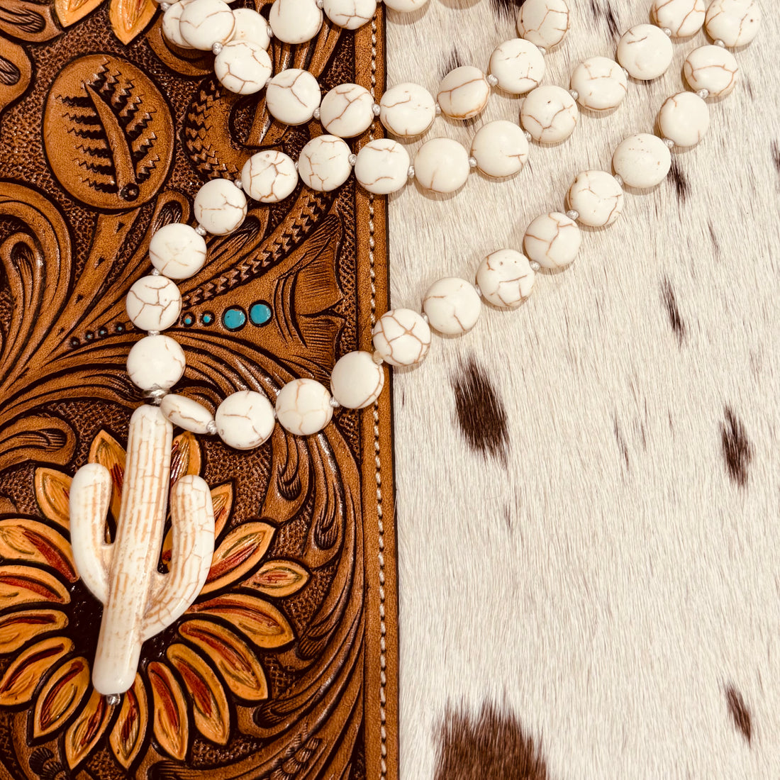 Bone Cactus Beads •