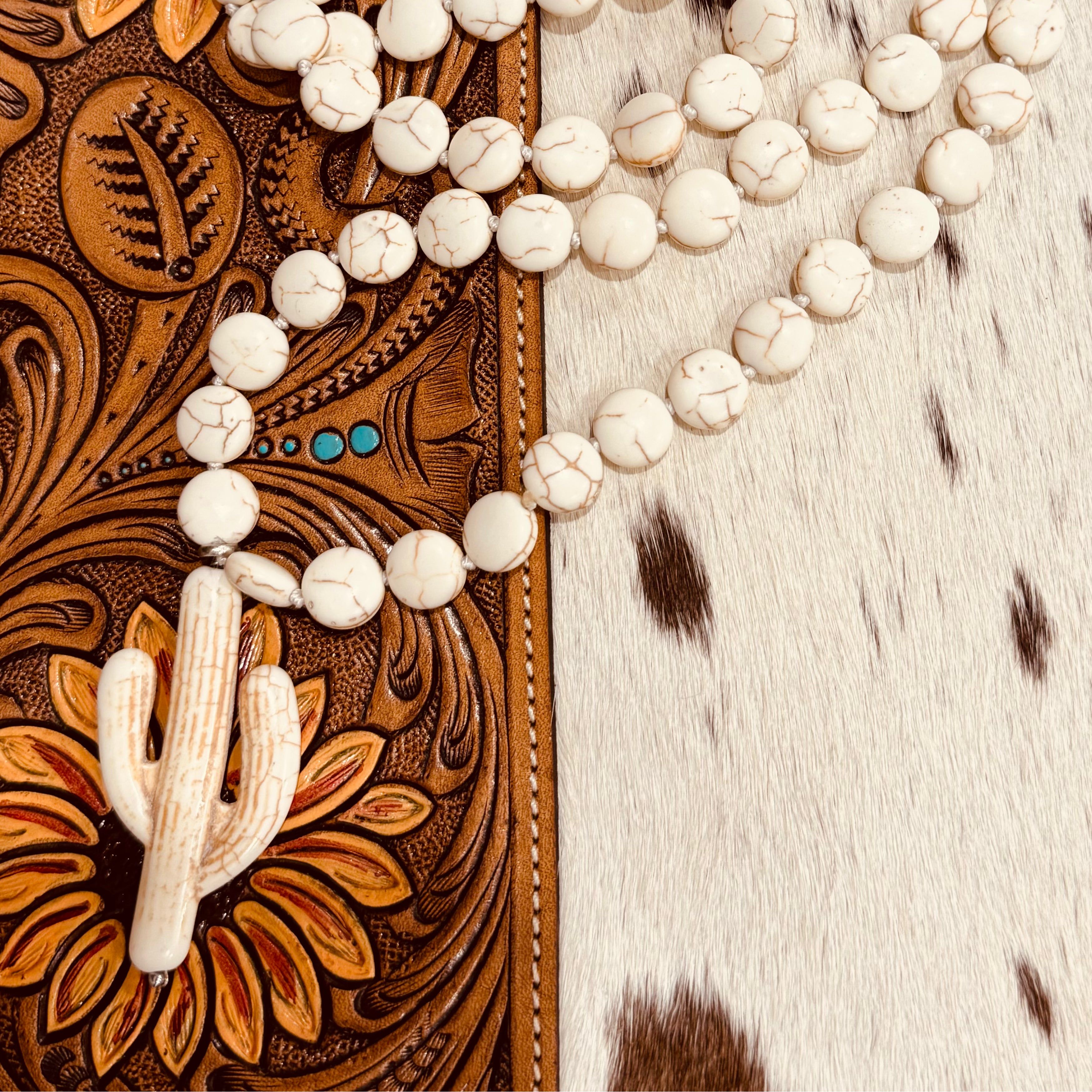 Bone Cactus Beads •
