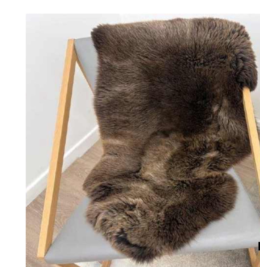 Natural British Sheepskin brown