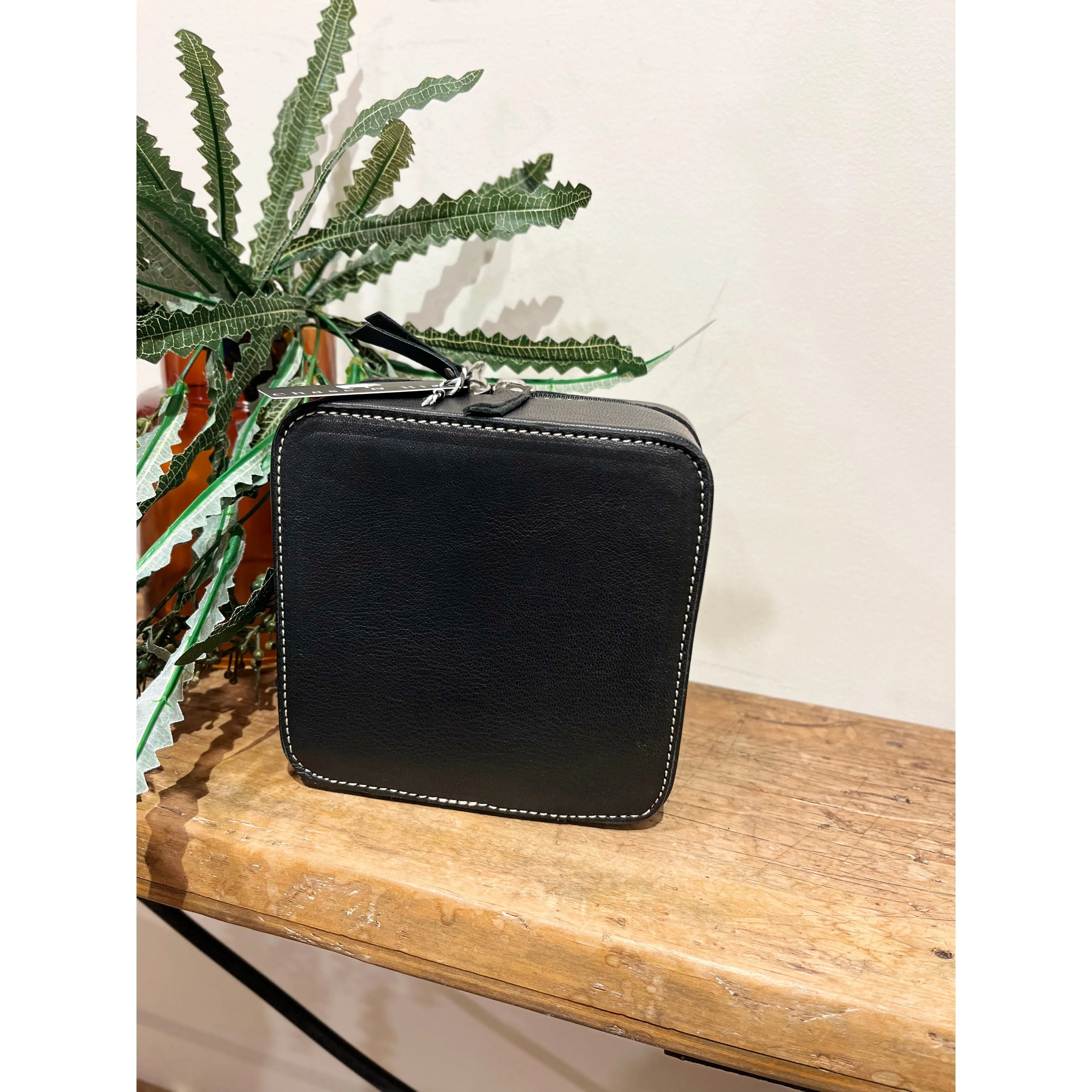 Tooled and Hide Jewellery Box