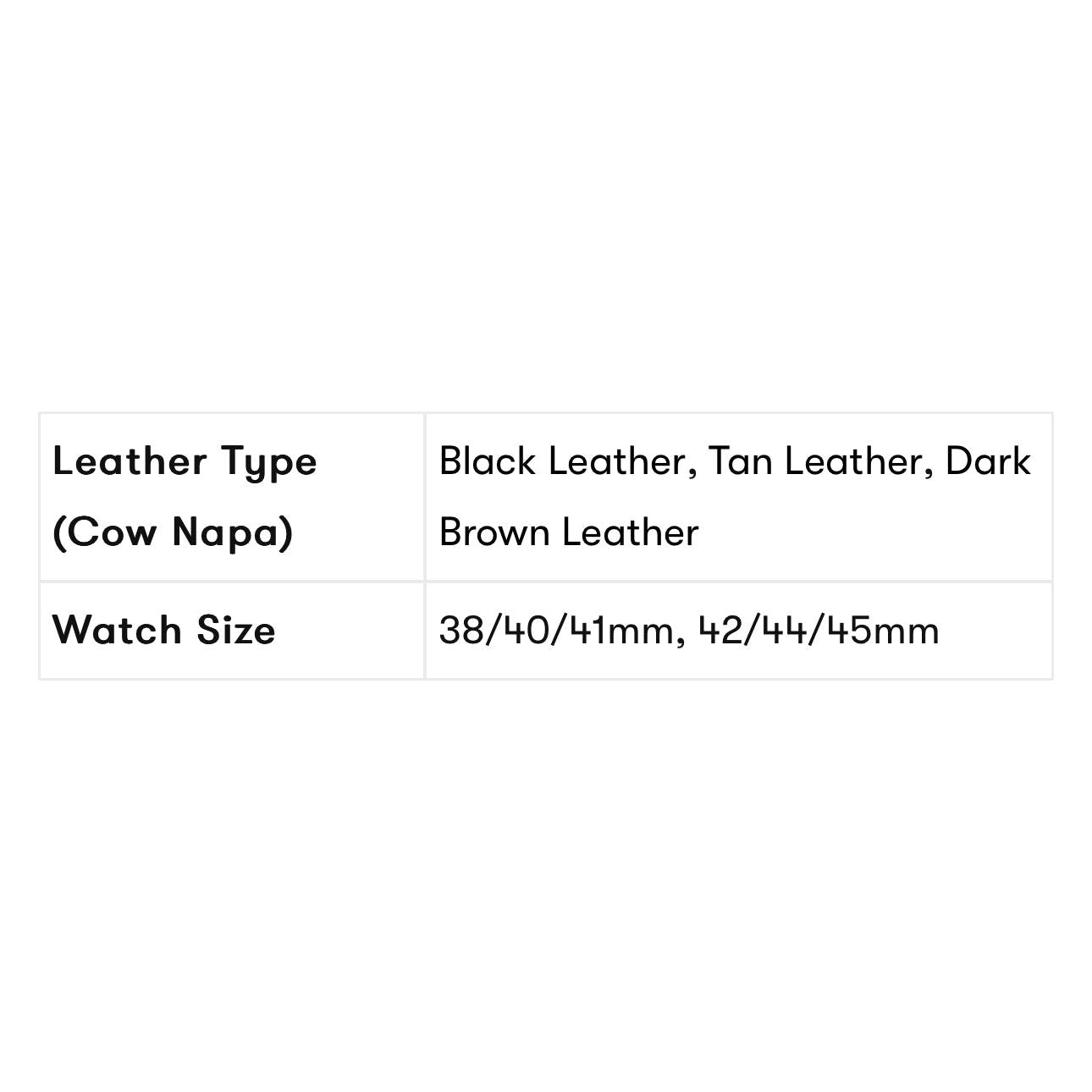 Tooling Leather Apple Watch Strap - WS100