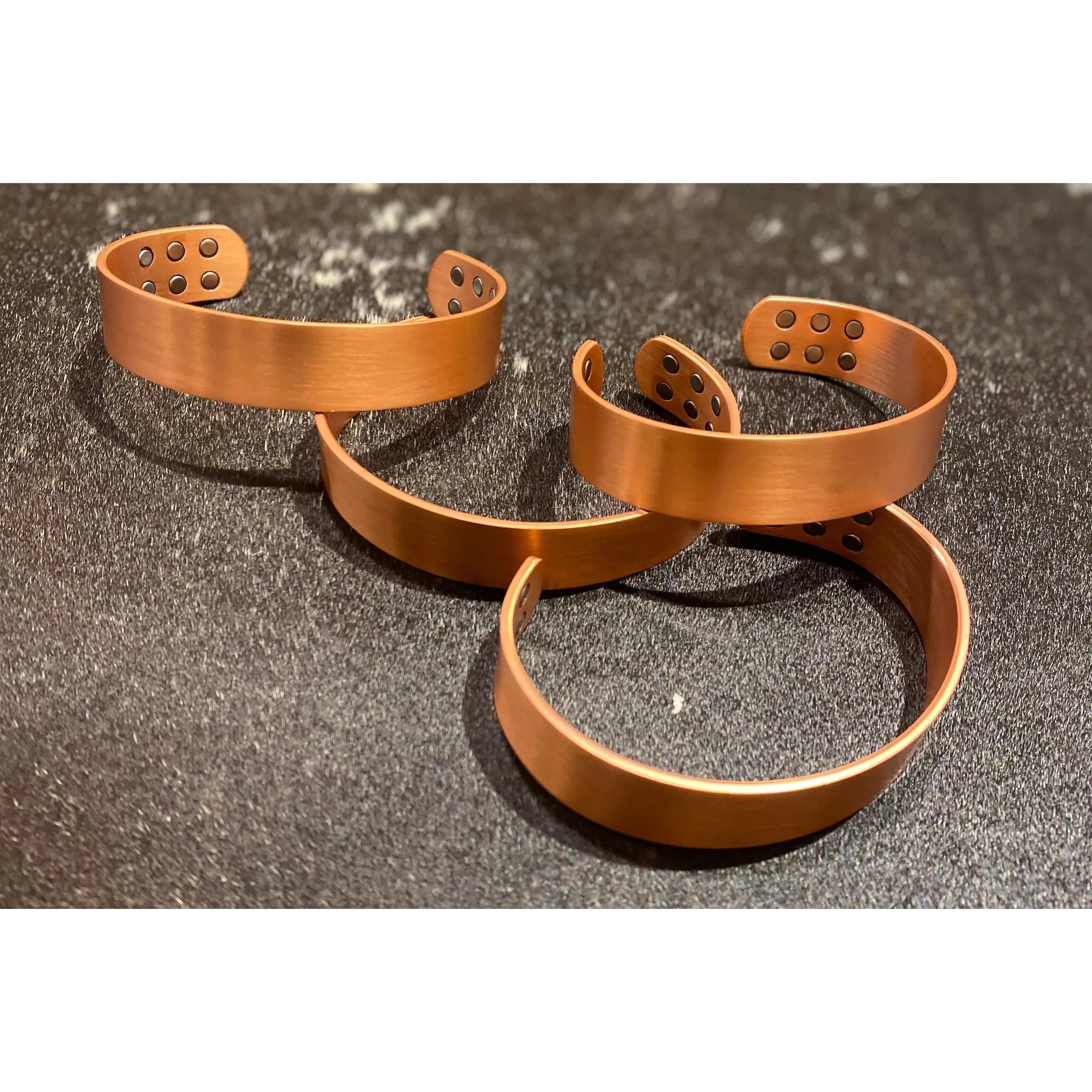Large 18mm Thick Copper Band Plain