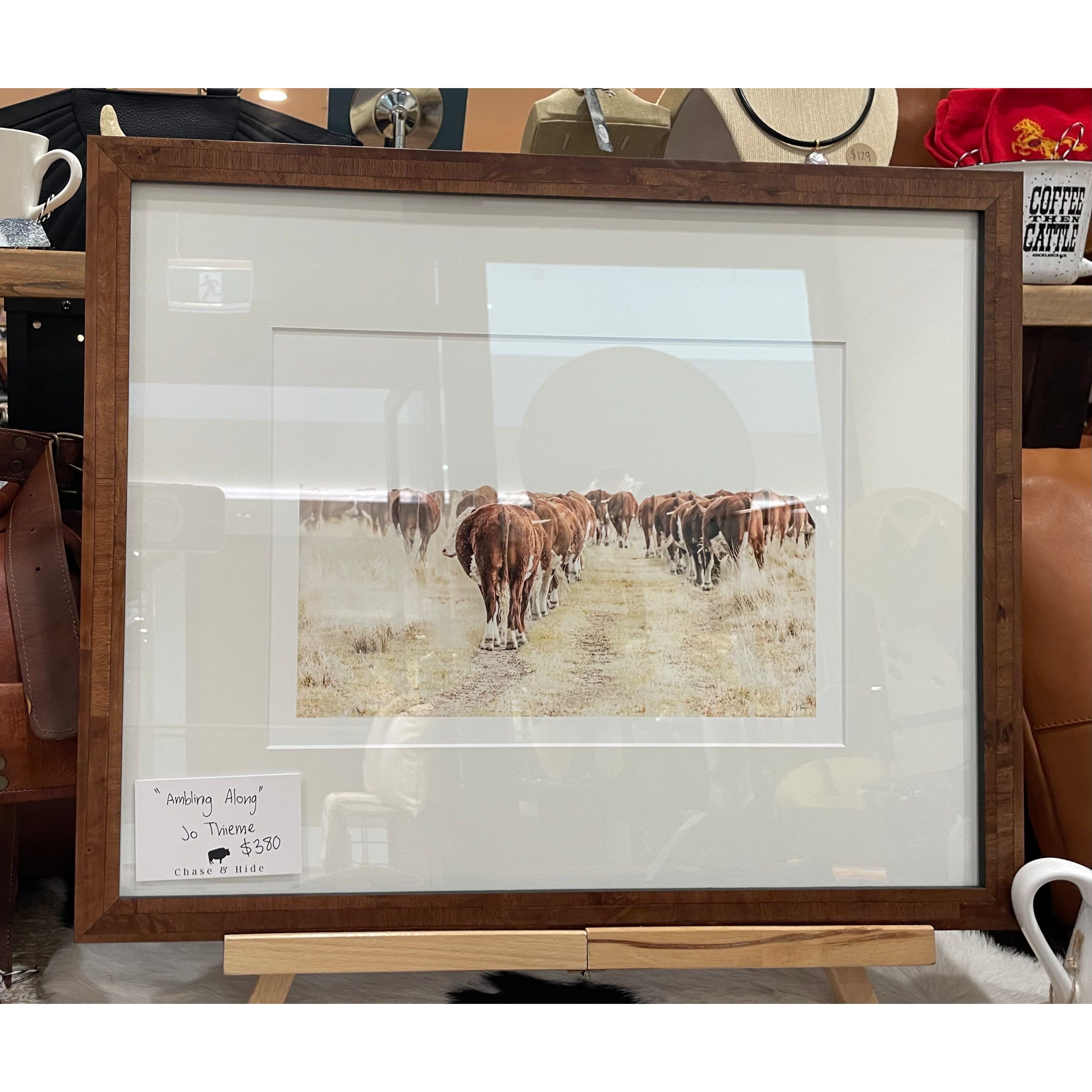 SOLD LIMITED EDITON AVAILABLE to ORDER ‘ Ambling Along ‘ Jo Thieme Fine Art Print