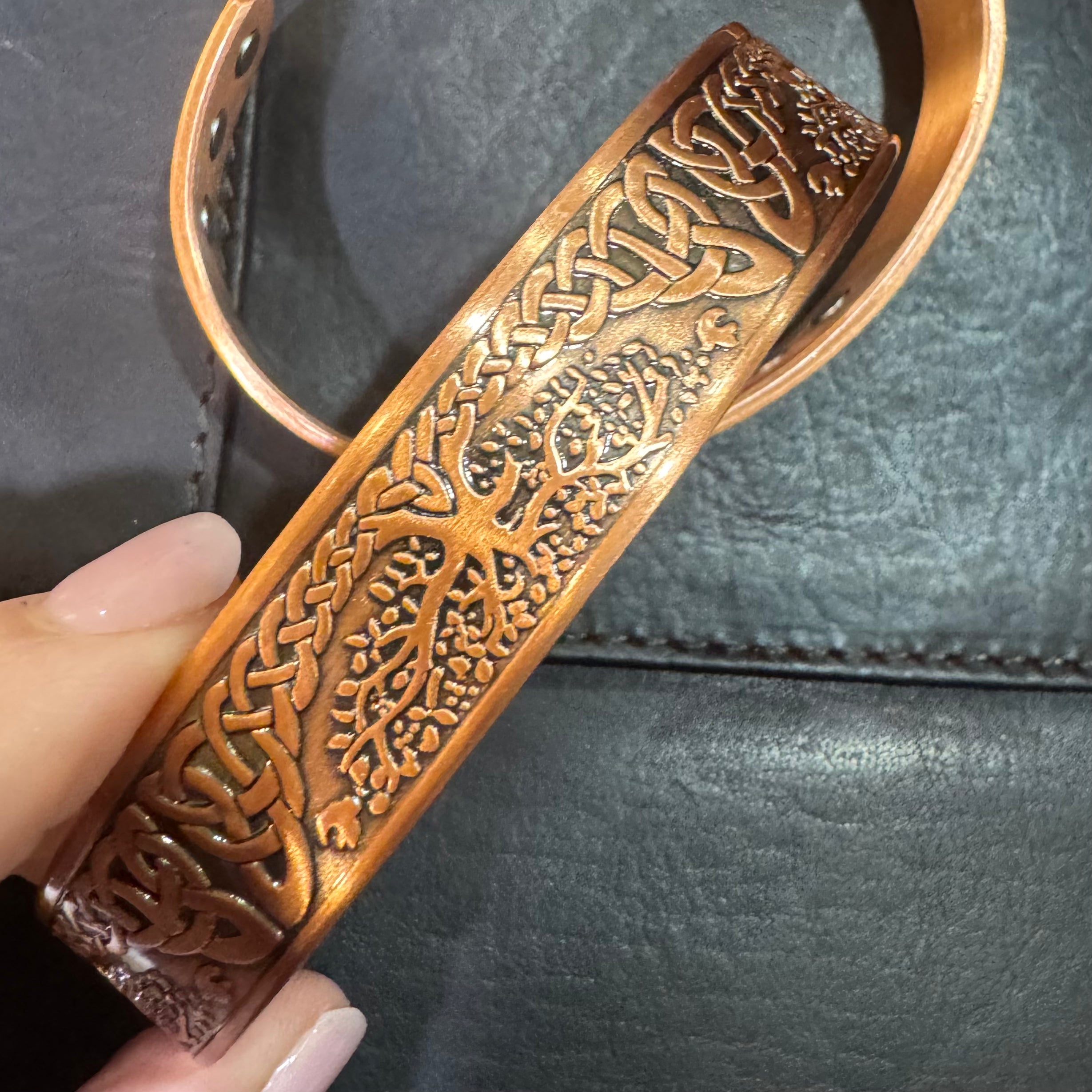 Copper Band Celtic Tree