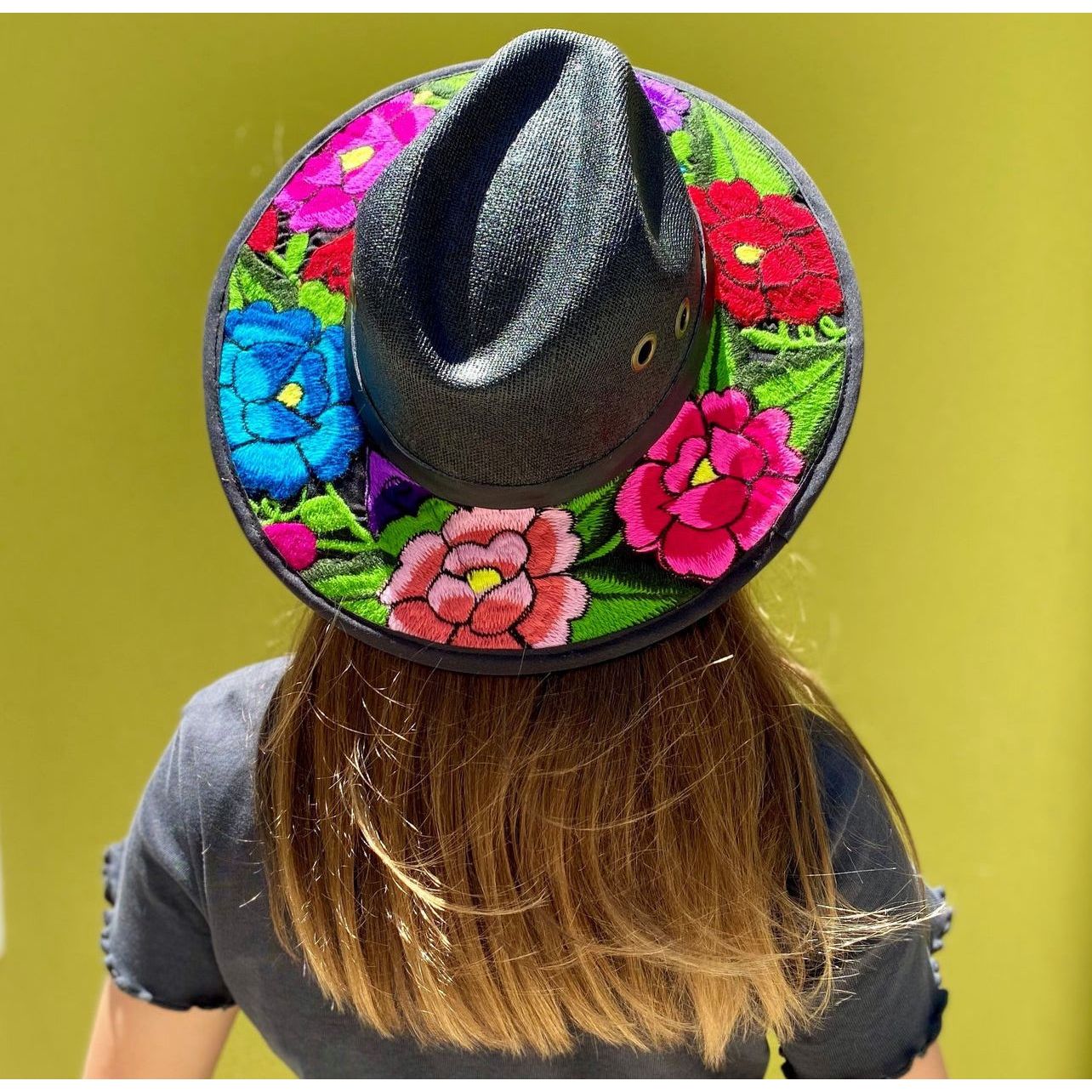 Patterned Wide Brim Hats Click for more designs !