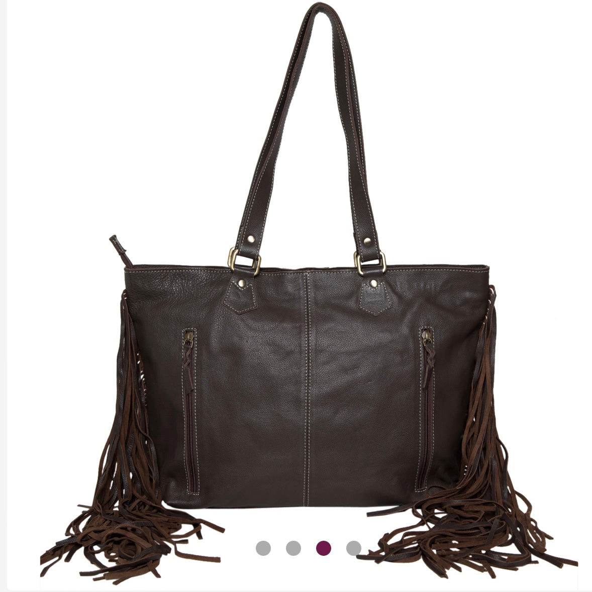 The Yellowstone Handbag with turquoise detail