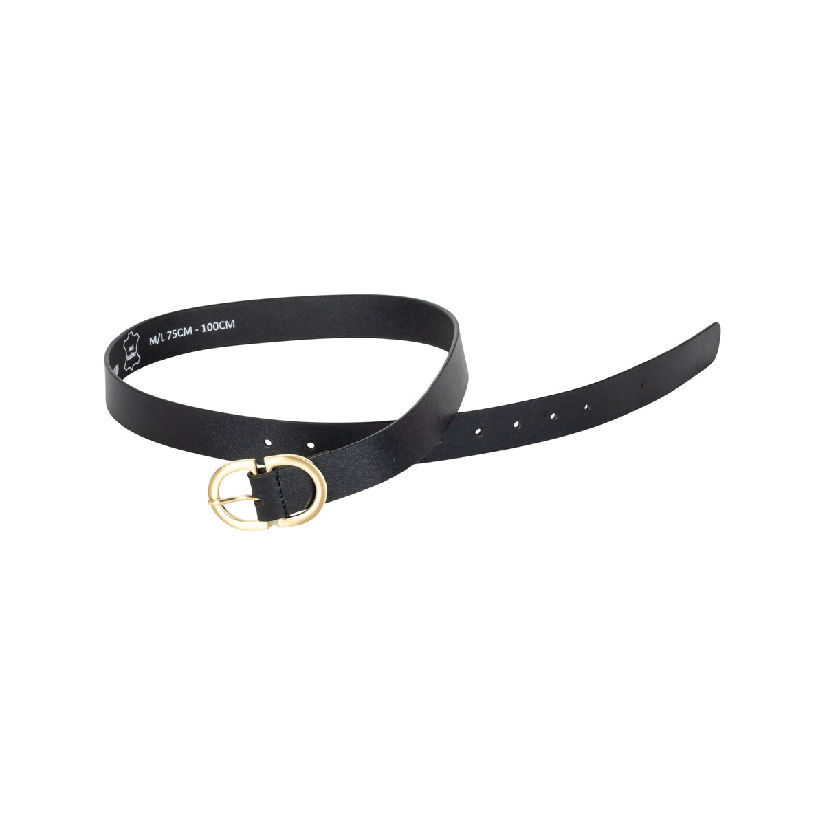 LEATHER AURELIA CLASSIC LEATHER BELT - LB011BLK-1