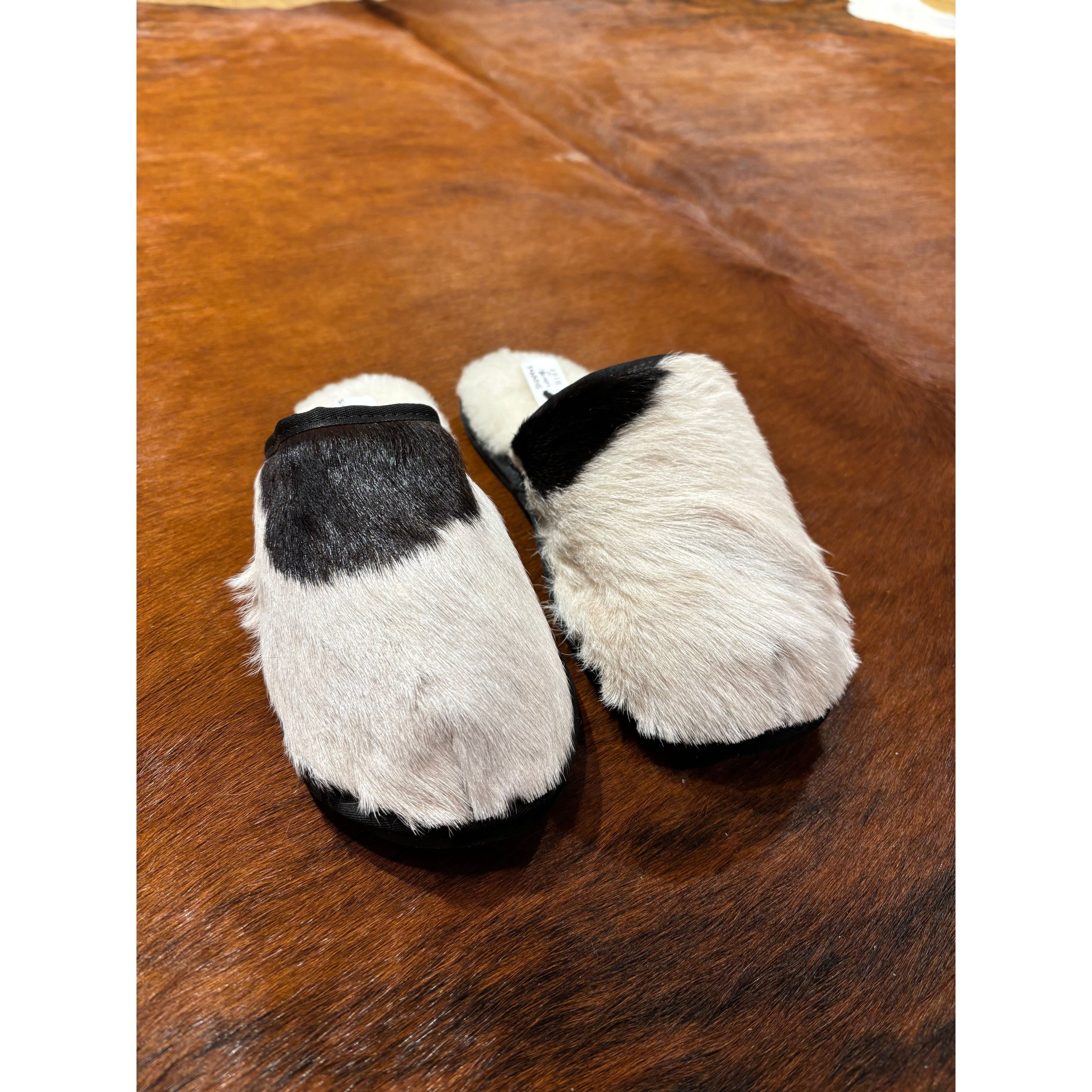 Cowhide Slippers