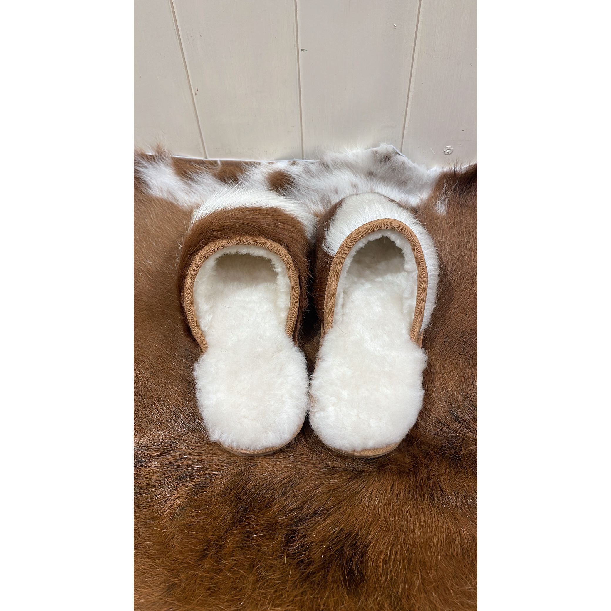 Cowhide Slippers
