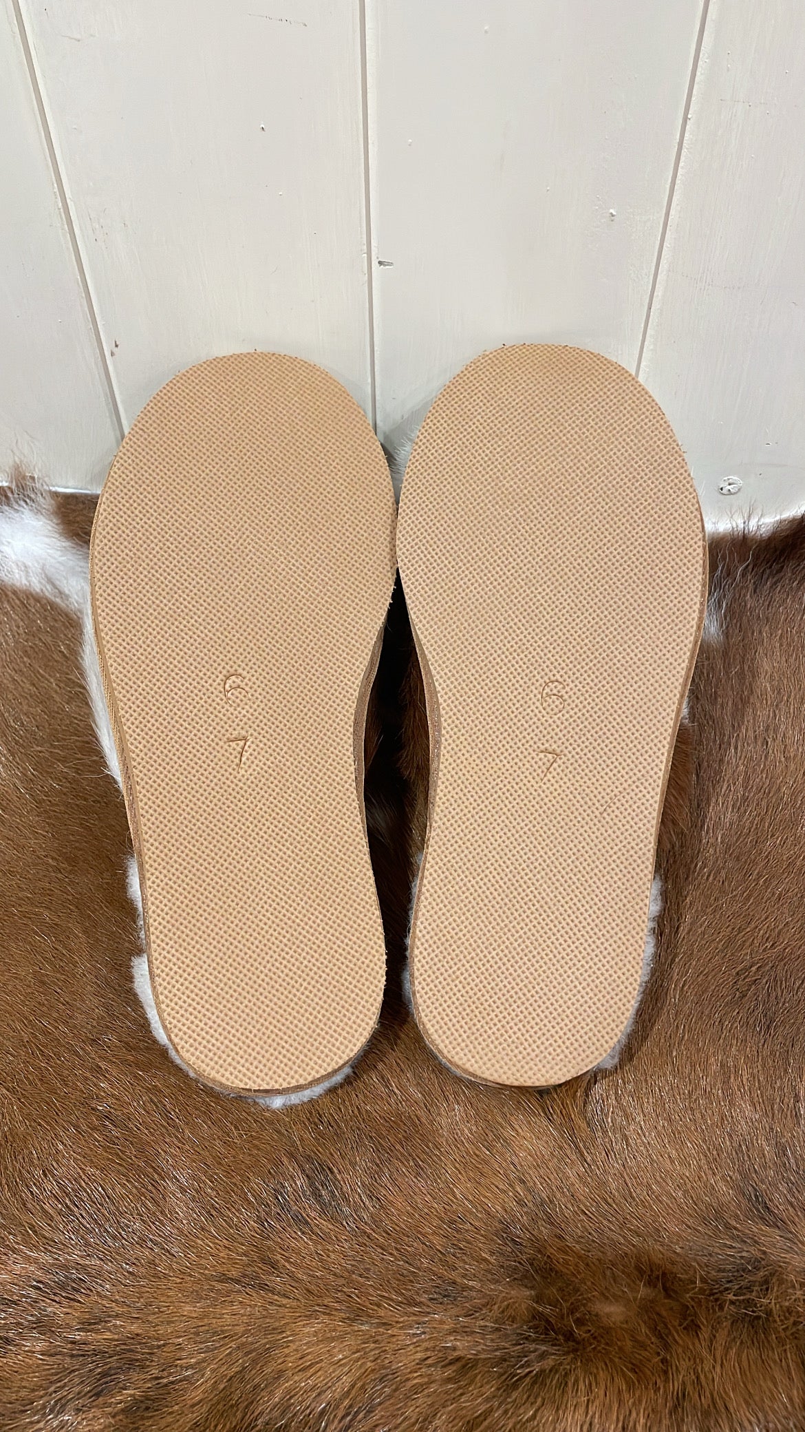 Hide Slippers