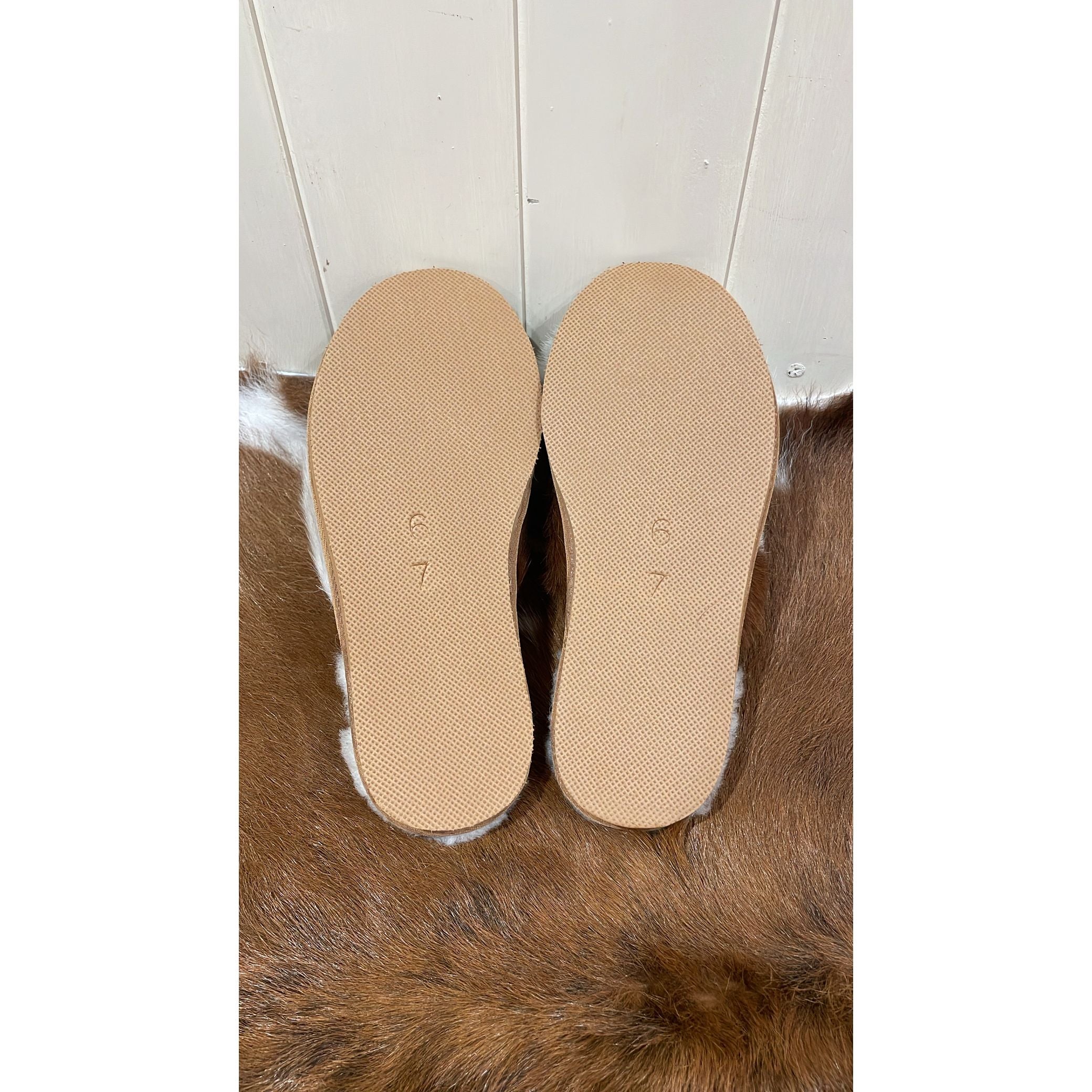 Cowhide Slippers