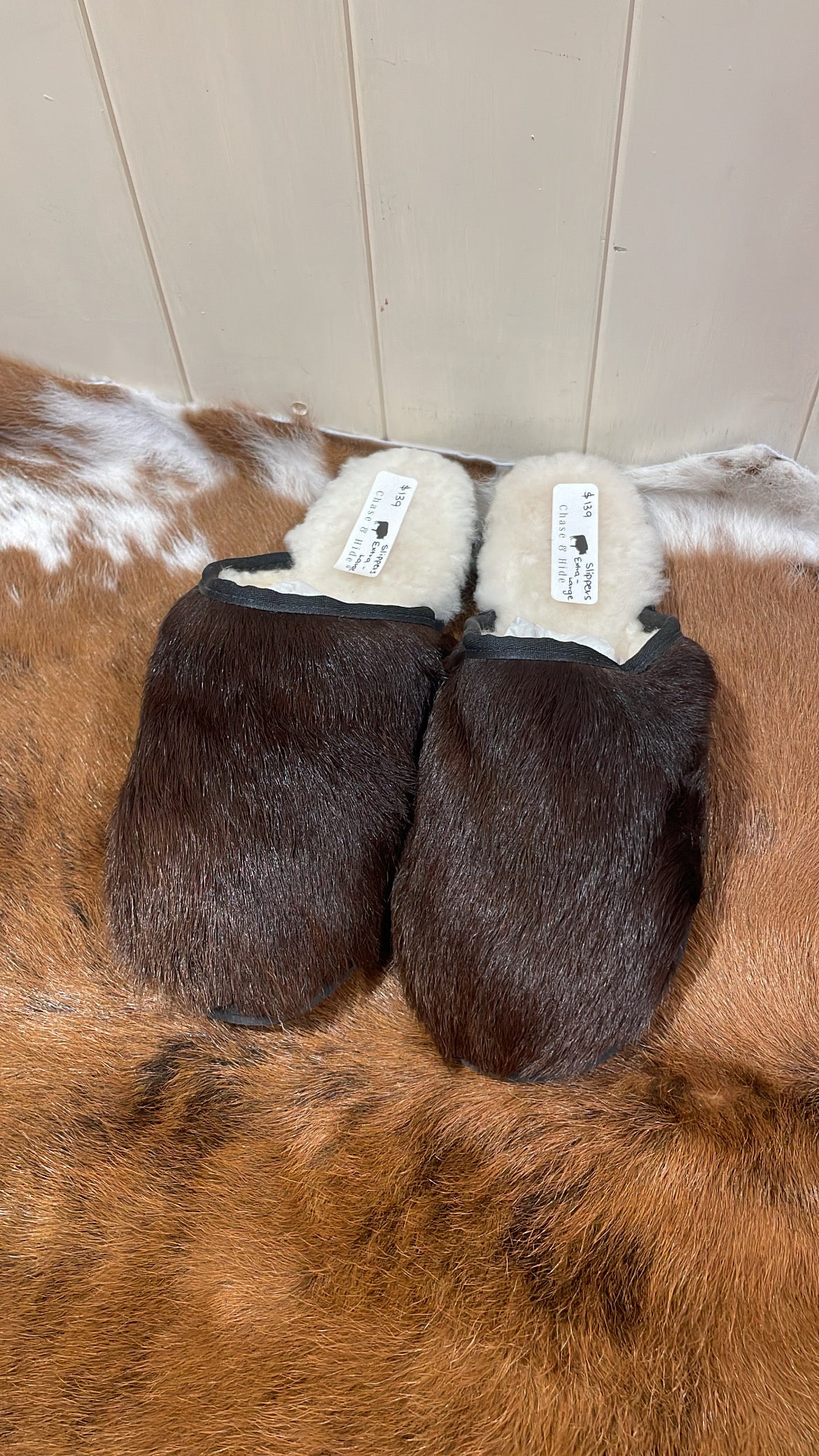 Hide Slippers