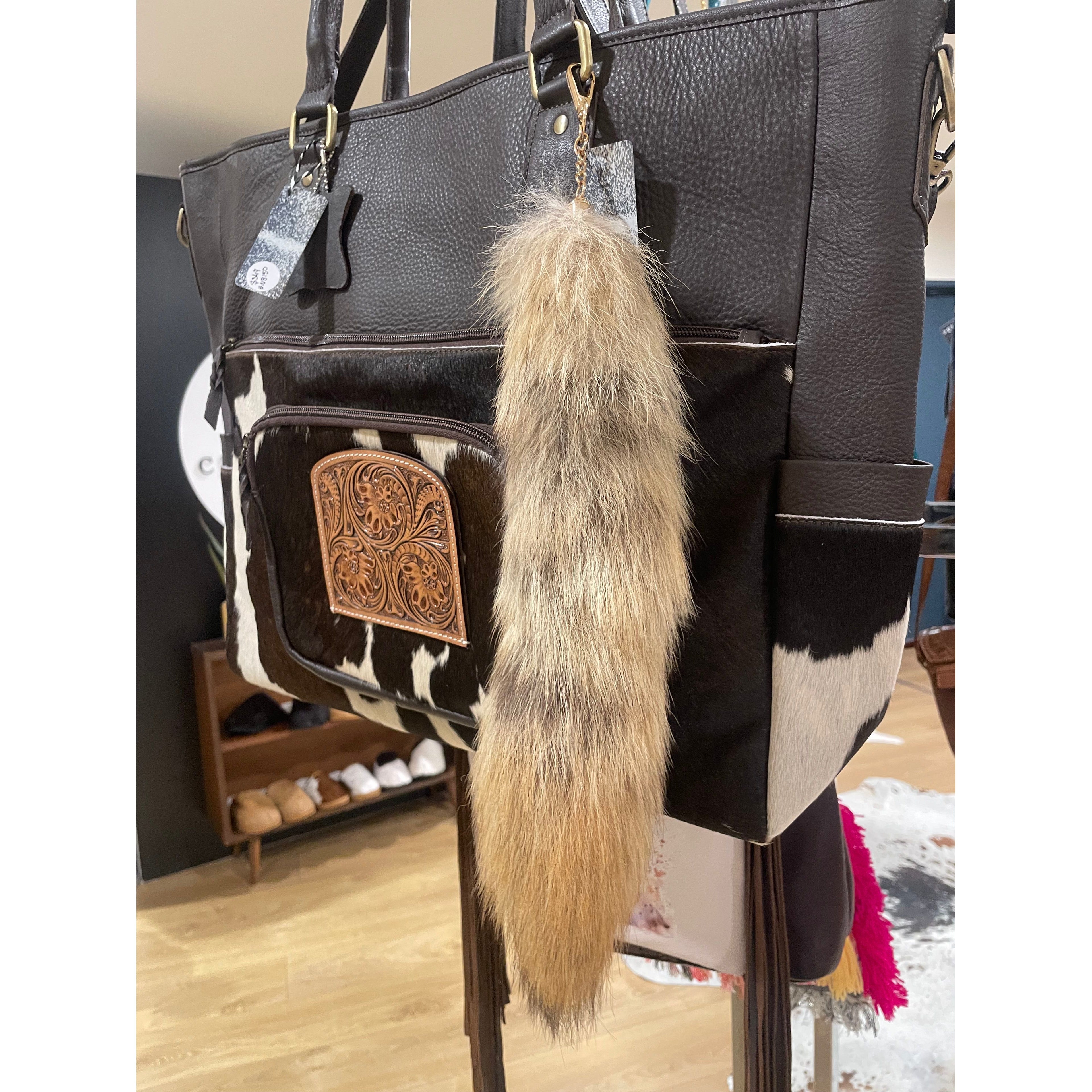 Fox Tail Keyring / keychain