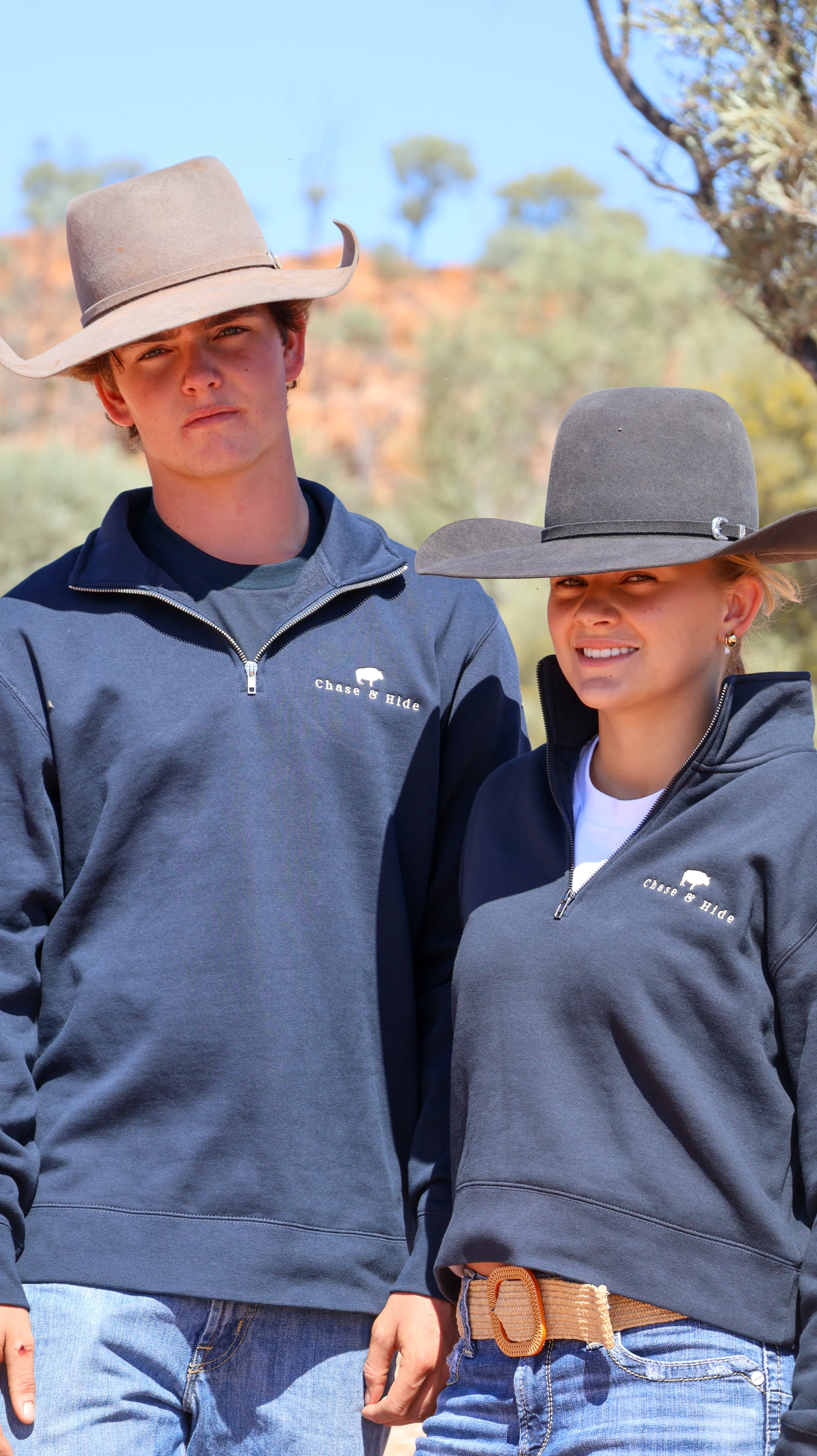 Chase and Hide Half Zip Jumper